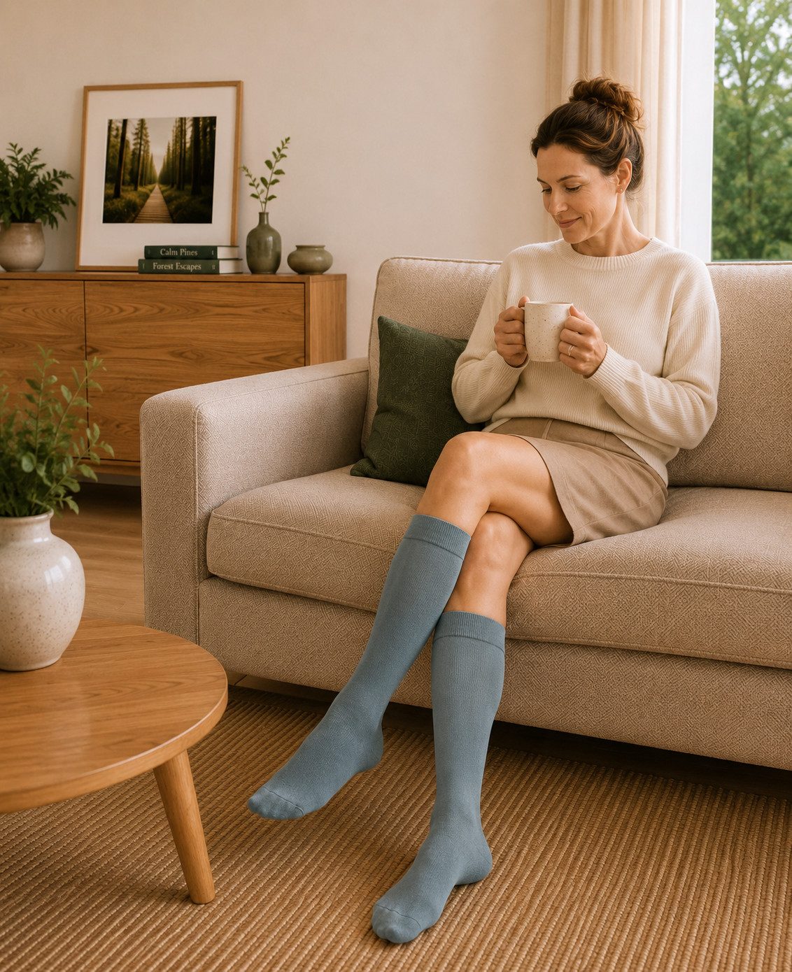 provital Socken provital Damen Kniestrumpf verstärkte Ferse mittlerer Stützkraft provital Damen Kniestrumpf verstärkte Ferse mittlerer Stützkraft – Bild 3 von 4