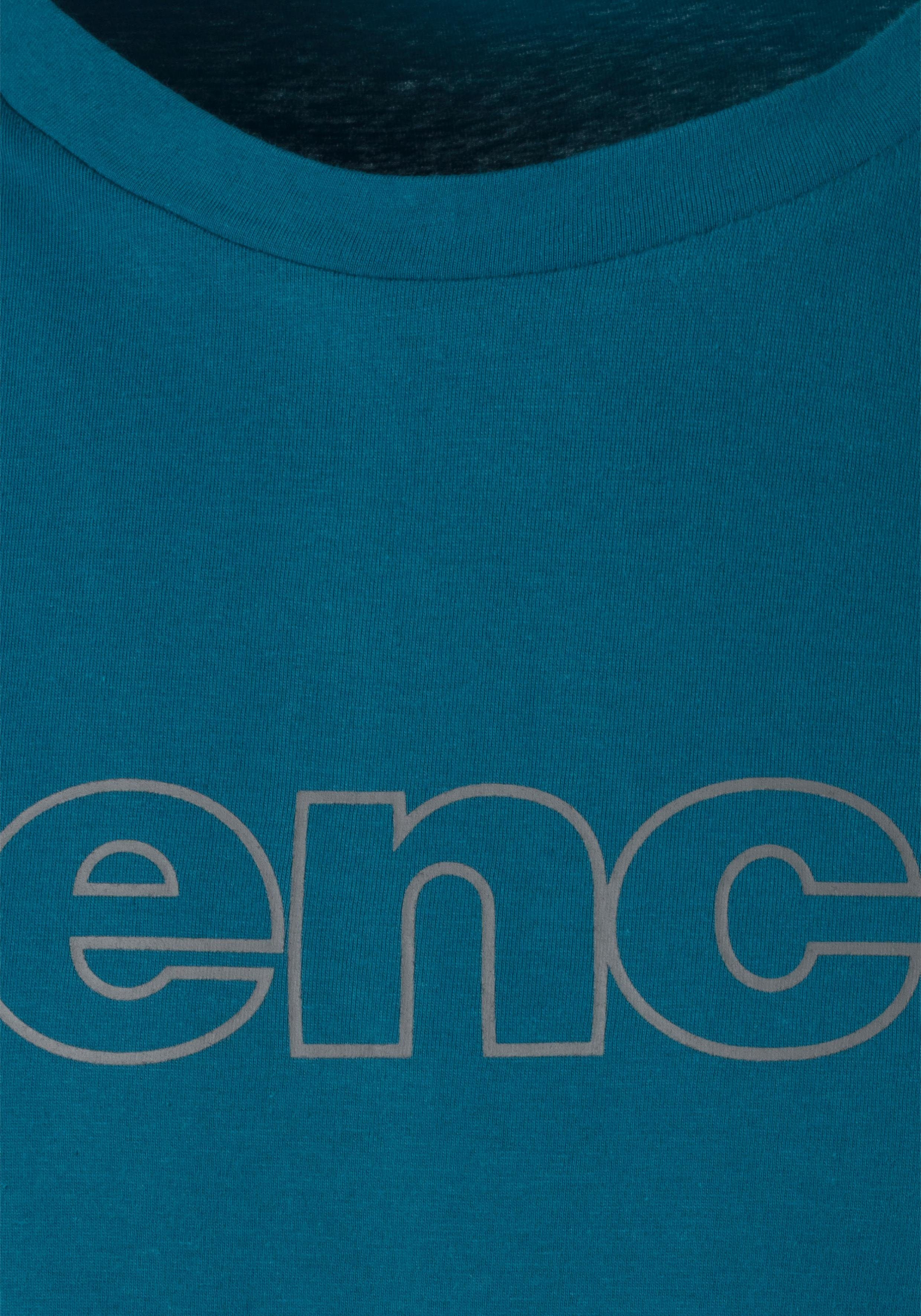 Bench. Loungewear T-Shirt (2-tlg) Shirt mit Logoprint, Basicshirt mit Rundhals aus reiner Baumwolle