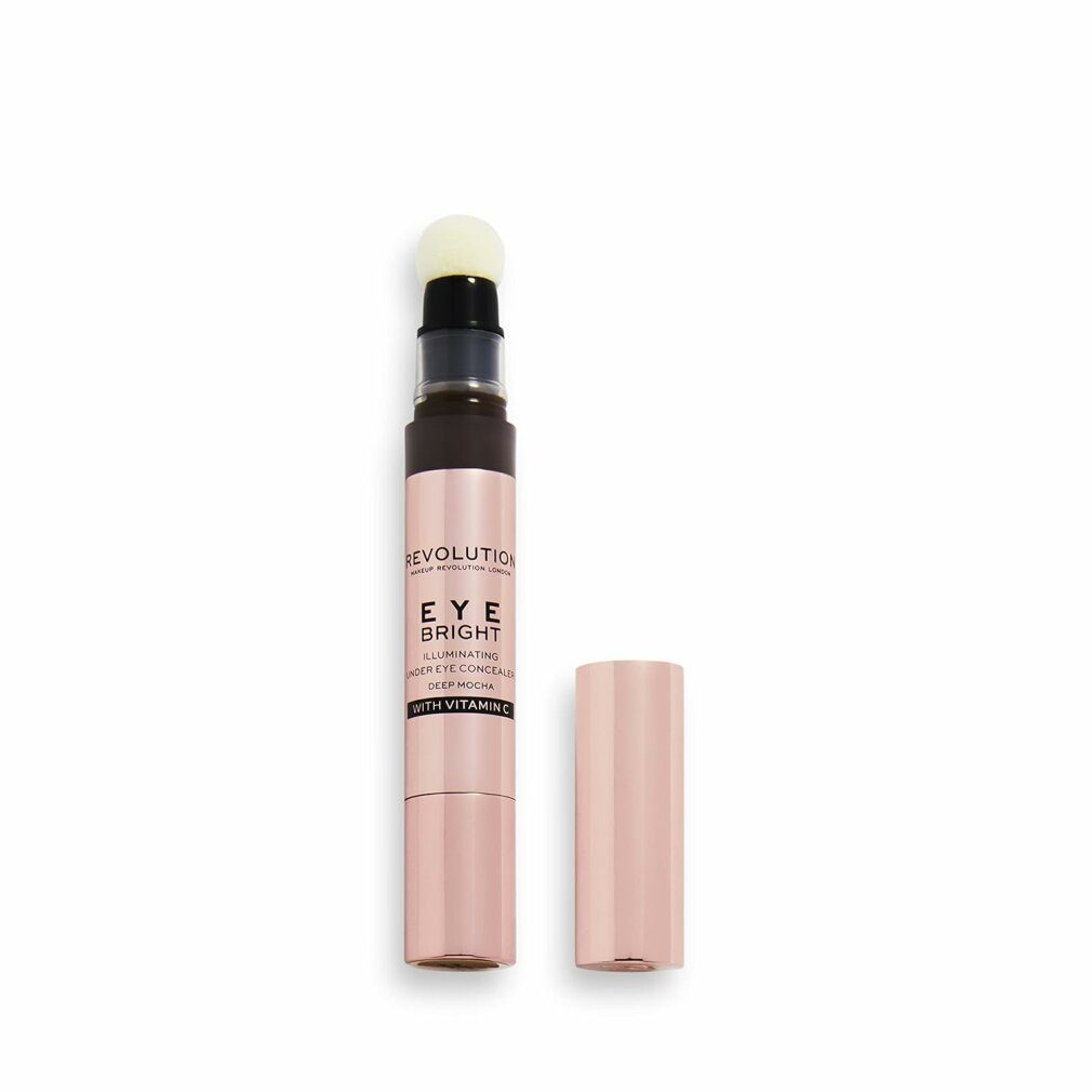 Revolution Lidschatten-Base MAKEUP Eye Bright Under Eye Concealer Deep Mocha 3ml