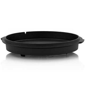 BBQ-Toro Grilltopf Dutch Oven DO6P, 7,3 L Premium Gusseisen Kochtopf, Gusstopf, Gusseisen (3-tlg)