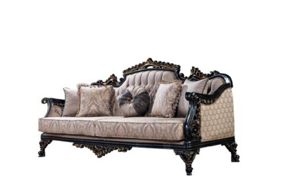 Stil Sitzer Dreisitzer 3 Barock Sofa Sofas JVmoebel Chesterfield Luxus Couch Sofa