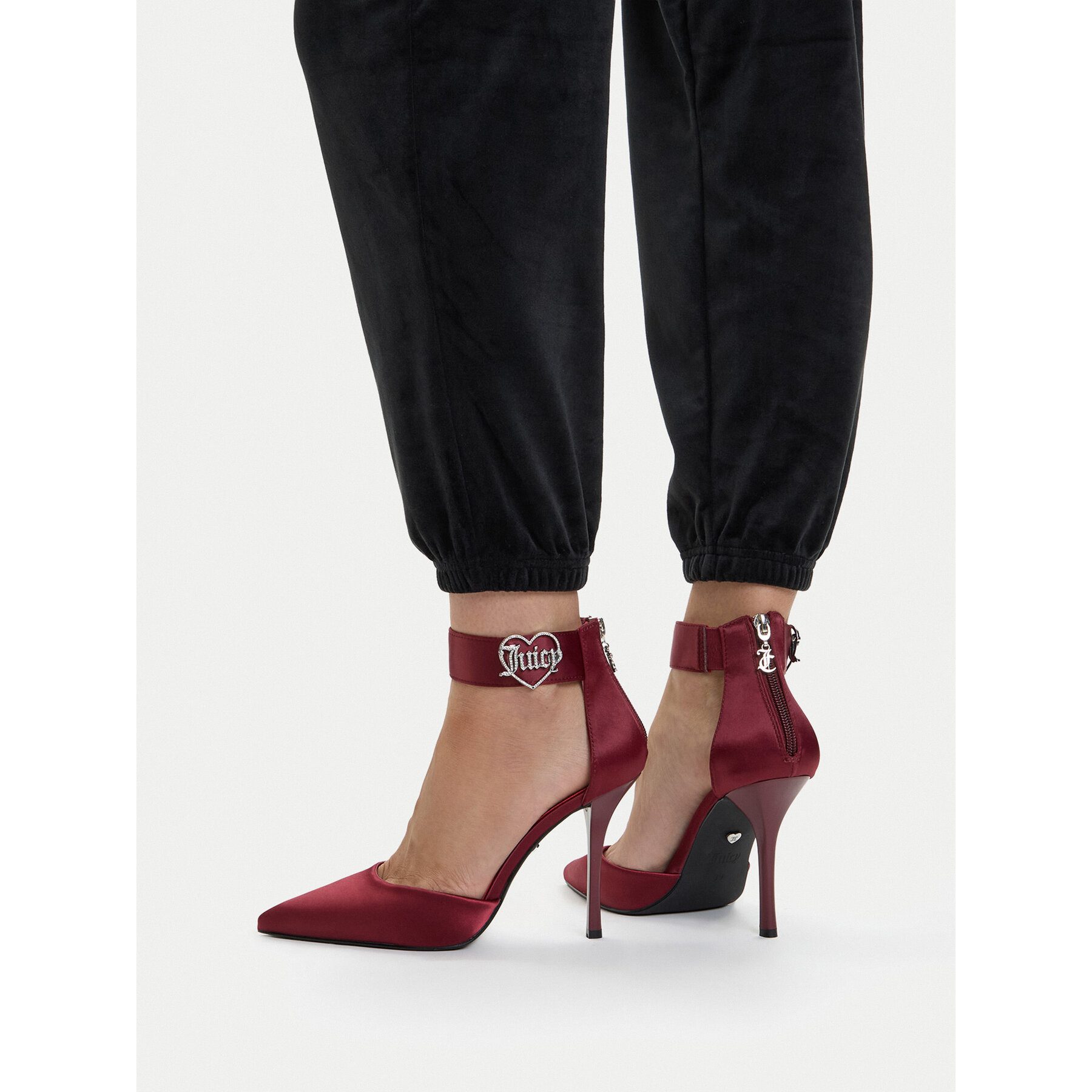 Juicy Couture Juicy Couture Damen Absätze 5907964640486 Rotwein High-Heel-Stiefel