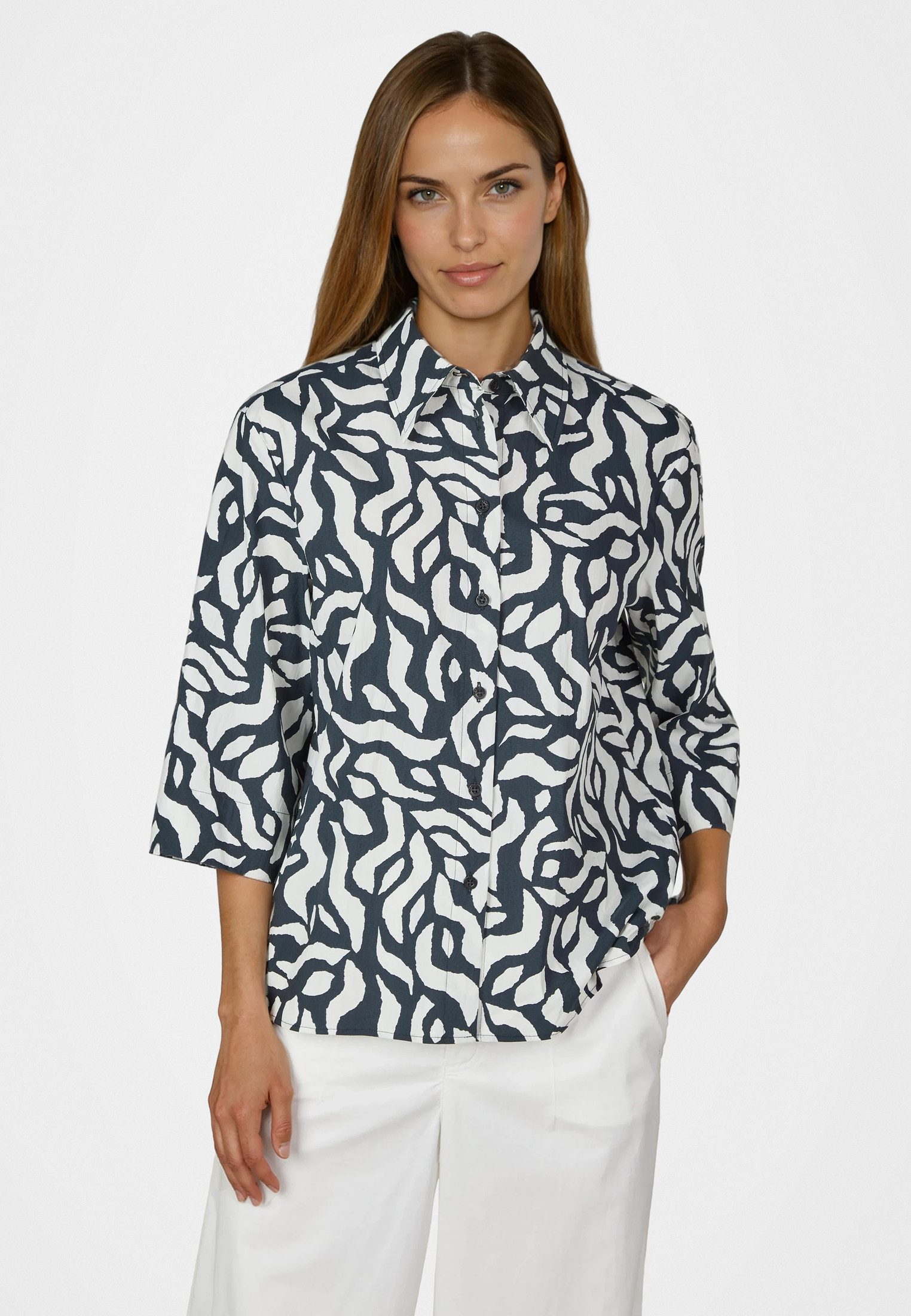 MARC AUREL Druckbluse mit Print