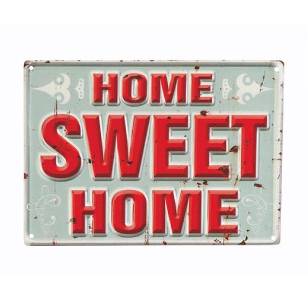 Bild Landhaus Metallschild SWEET HOME Vintage Schild