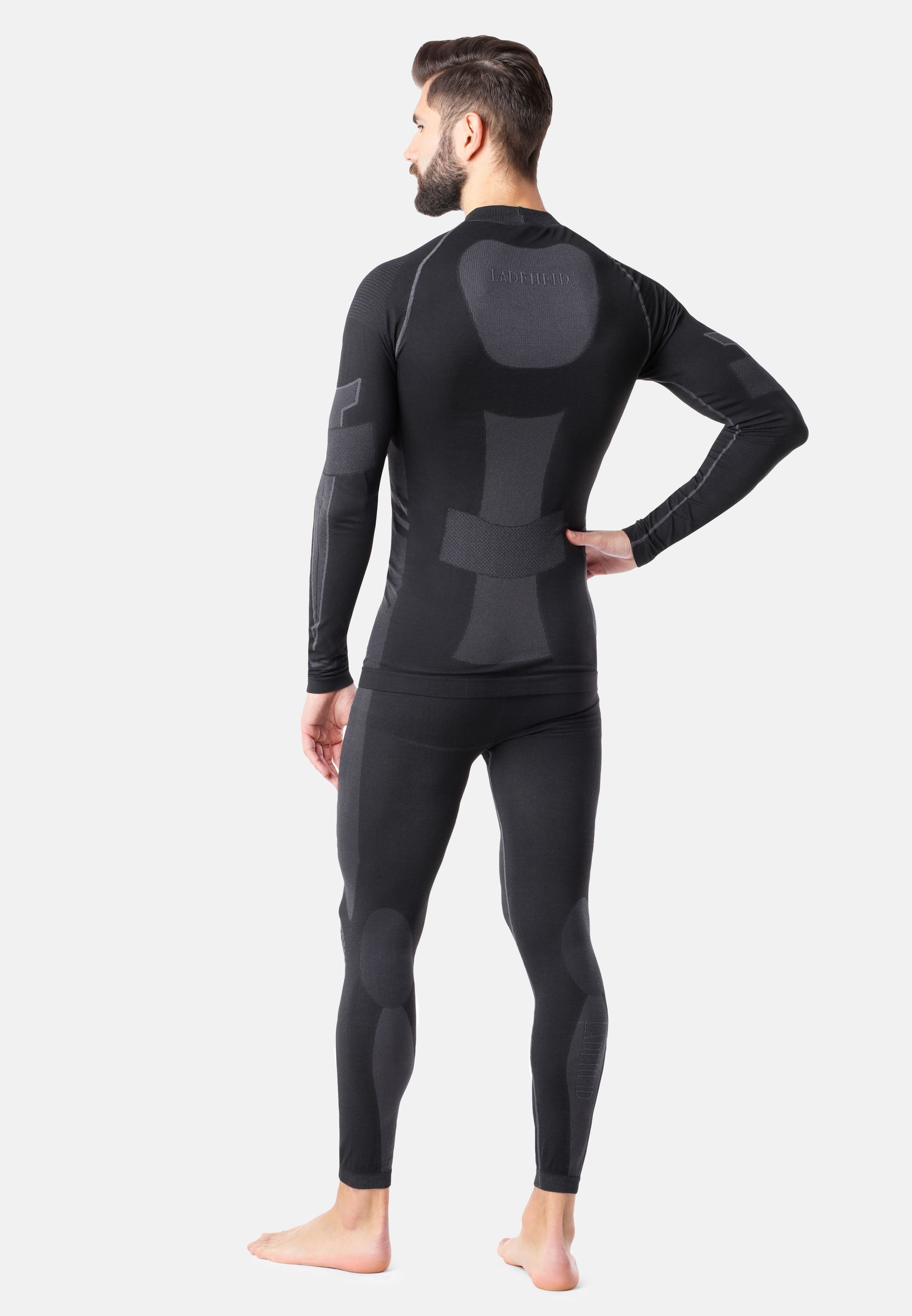 Ladeheid Funktionsunterhemd Herren Funktionsunterwäsche SET Shirt Unterhose Thermoaktiv LAGI003 (Set, mit Funktionsunterhose) – Bild 4 von 5