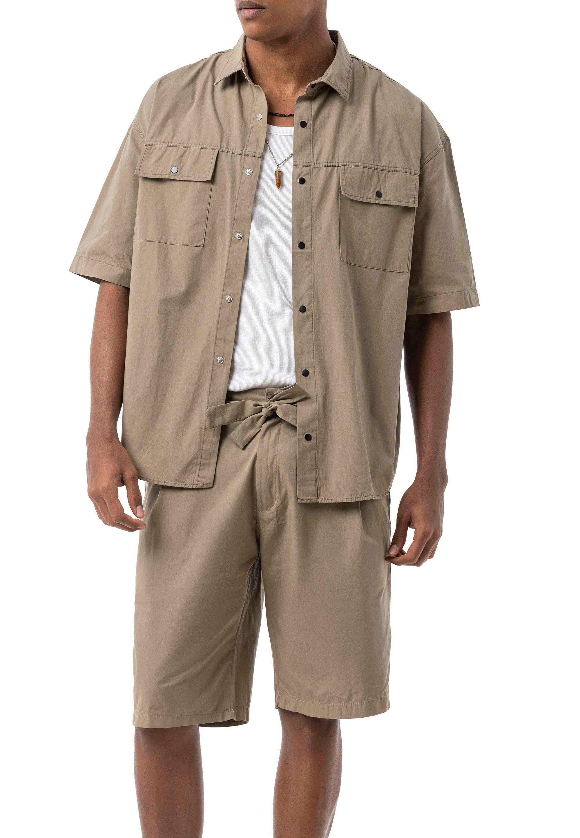 RedBridge Shirt & Shorts Sommer-Set mit Hemd & Shorts – Leicht, bequem & mo günstig online kaufen