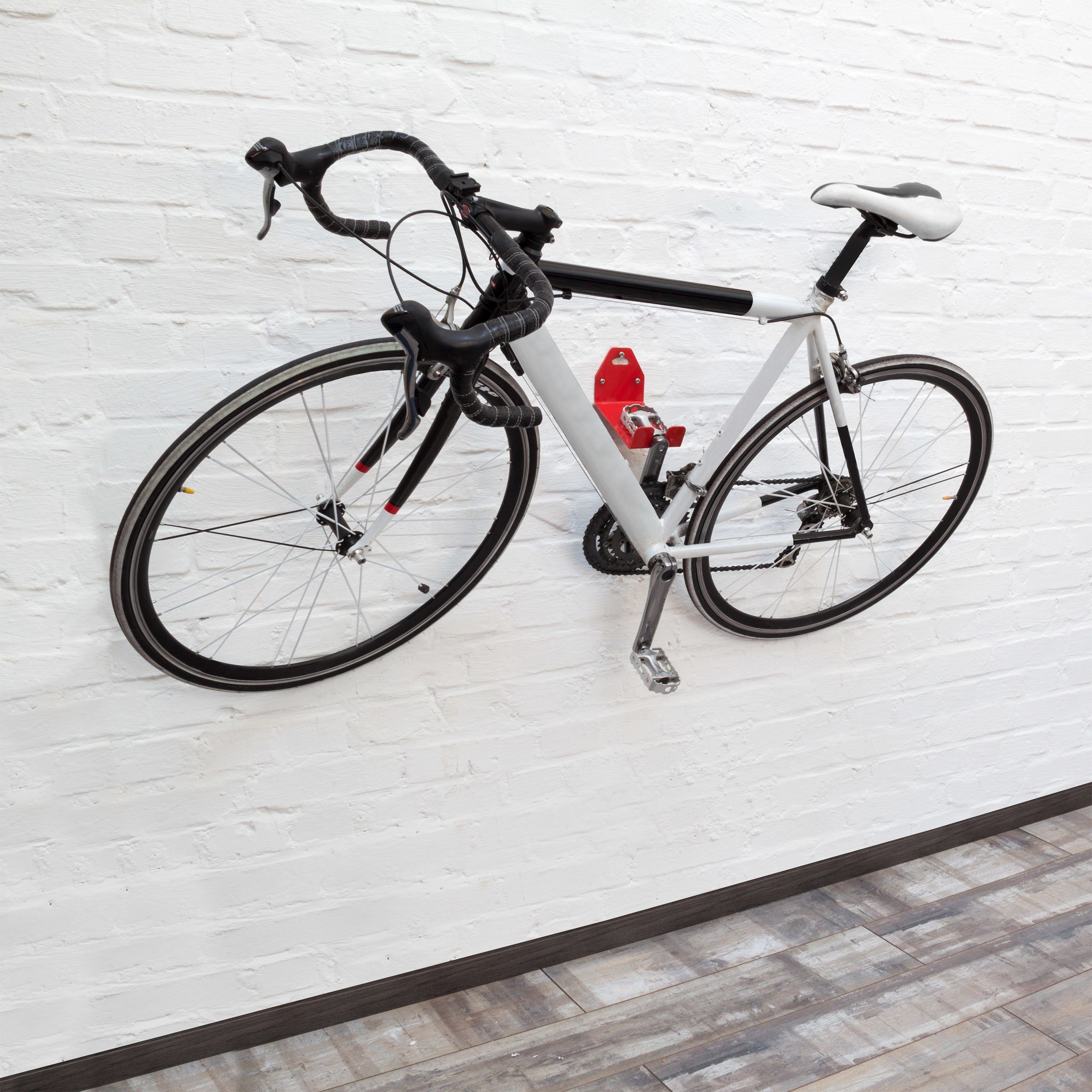 relaxdays Fahrradhalter 2x Fahrrad Wandhalterung für Pedale