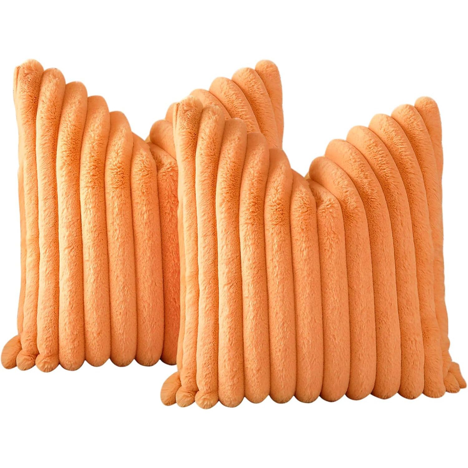 REDOM Kissenbezüge 2er Set Kissenbezug Kissenhülle Kopfkissenbezug Kissen Bezug Weich, (2 Stück), 45x45cm Sofakissen Couchkissen Bezug Sofa Schlafzimmer Reißverschluss