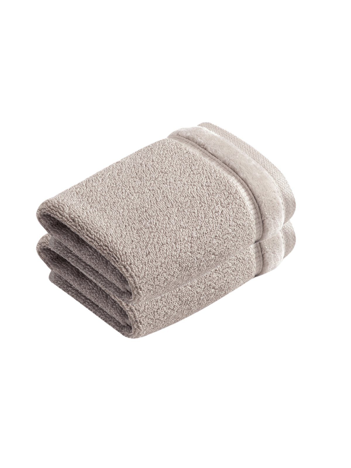 Vossen Handtücher Handtücher Collection Pure, Frottier (Packung, 2-St), Vegan
