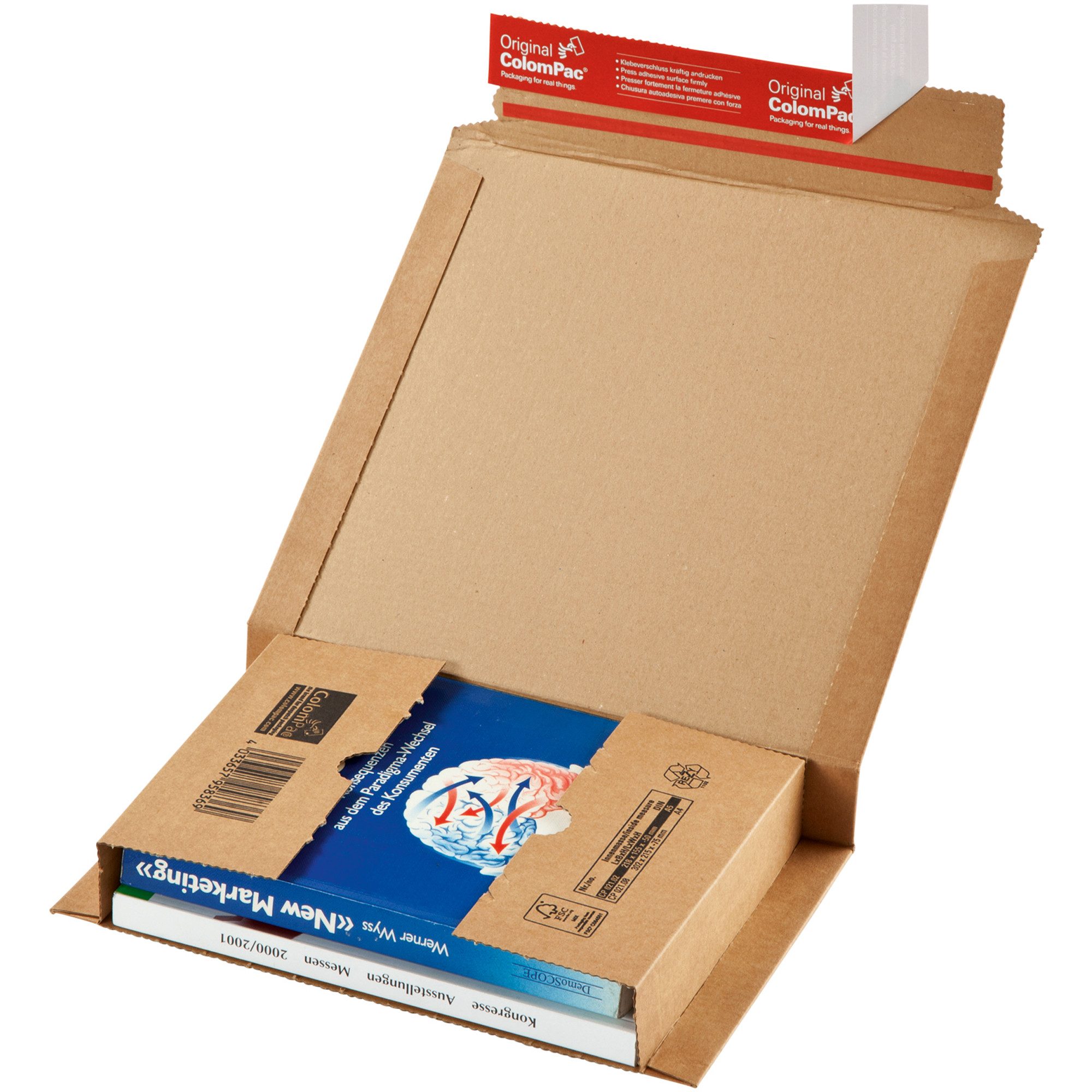 Versandkarton Versandkarton Universal CP021.09 307x78x250 mm braun (20 Stück)
