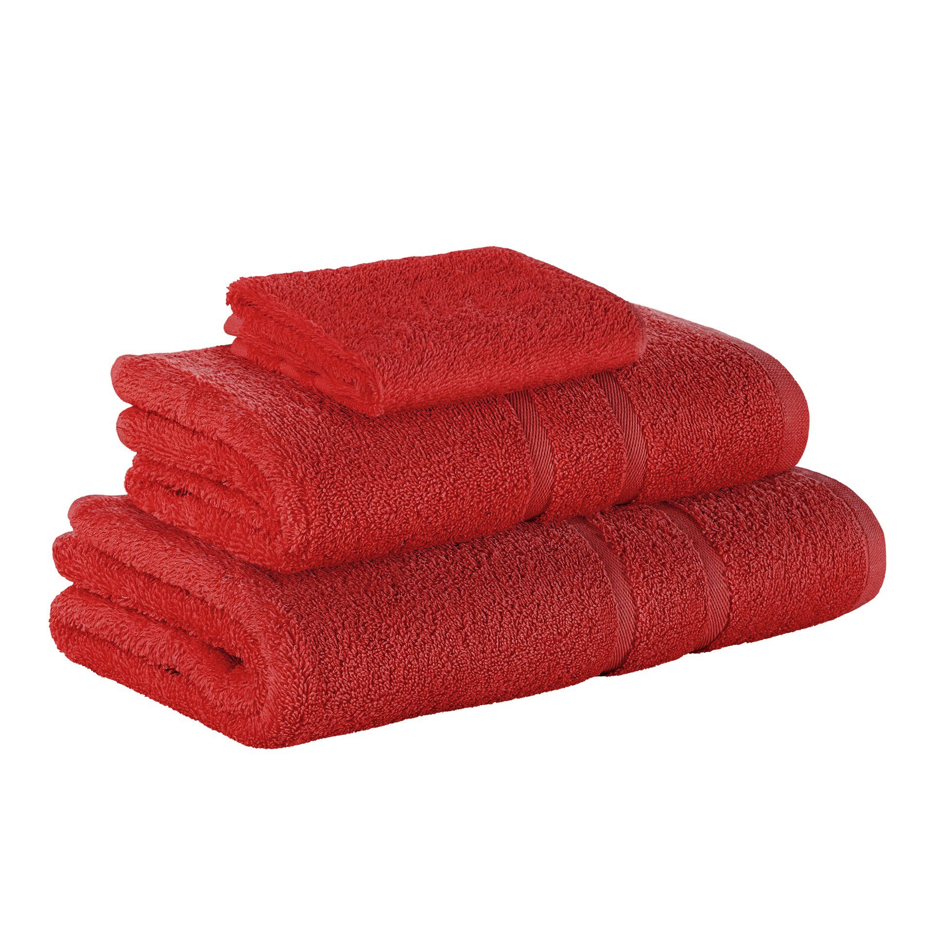 StickandShine Handtuch Set 1x Gästehandtuch 1x Handtuch 1x Duschtuch als SET in verschiedenen Farben (3 Teilig) 100% Baumwolle 500 GSM Frottee 3er Handtuch Pack, 100% Baumwolle 500GSM