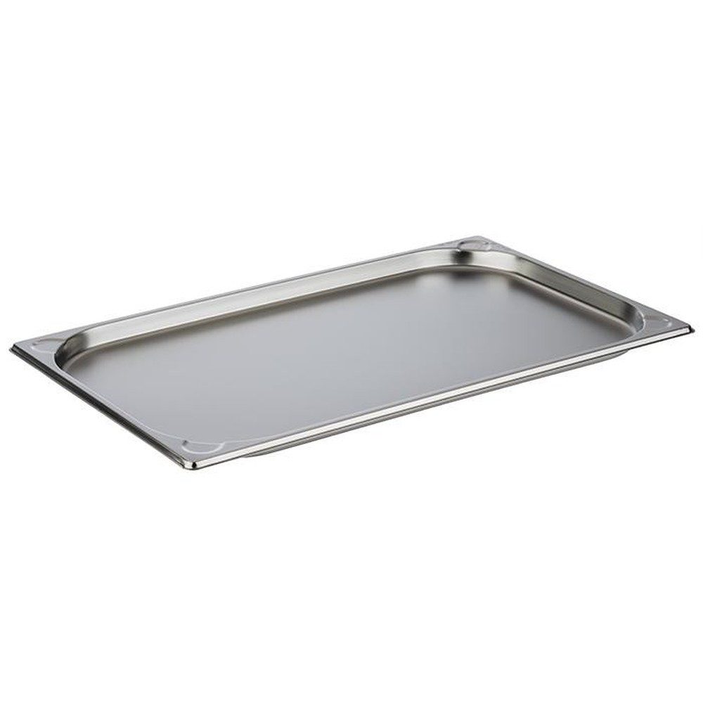 Assheuer & Pott Thermobehälter Edelstahlbehälter GN 1/1 53x32,5 cm seidenmatt, Edelstahl, elektrolythisch polierte seidenmatte Oberfläche