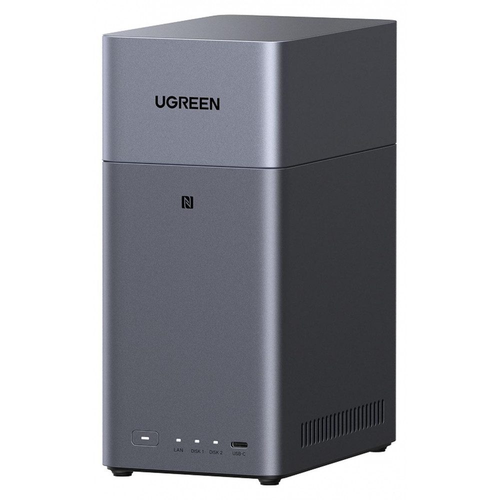 UGREEN 95998 DH2300 NAS-System 2-Bay mit HDMI-Kabel Schwarz NAS-Server