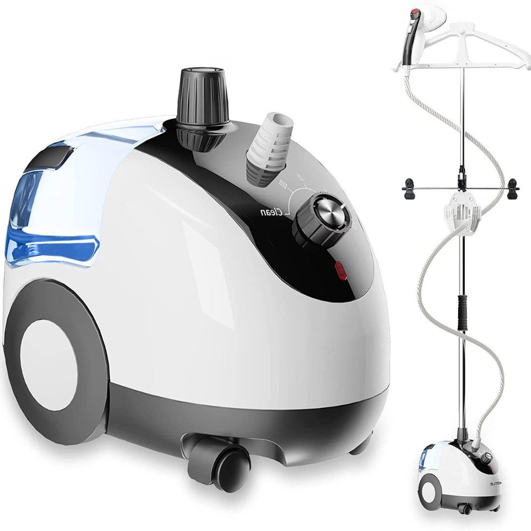 KingSpec Парова праска, 1600,00 W, 2-in-1 Dampfglätter, 2,4 L Tank, 3 Stufen, Keramik, bis 110 Min