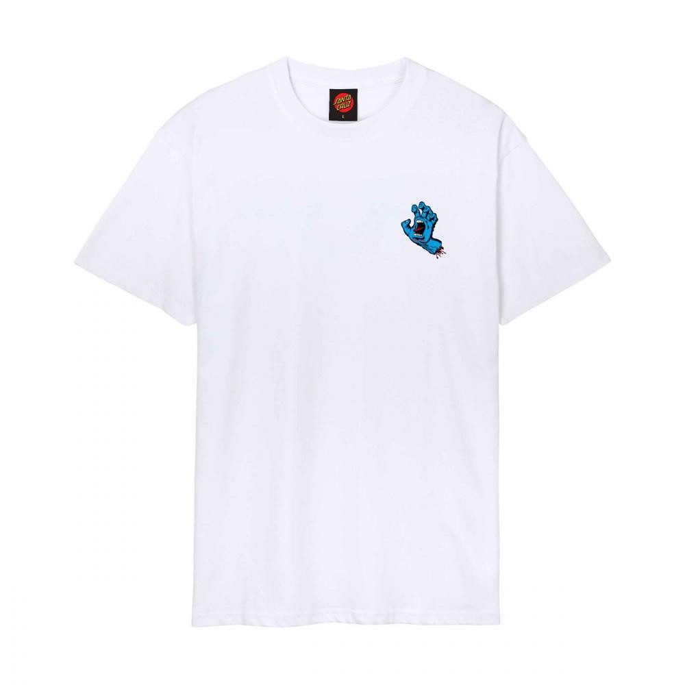 Santa Cruz T-Shirt SCREAMING HAND CHEST SP26 NEW sportlicher Schnitt, für Erwachsene