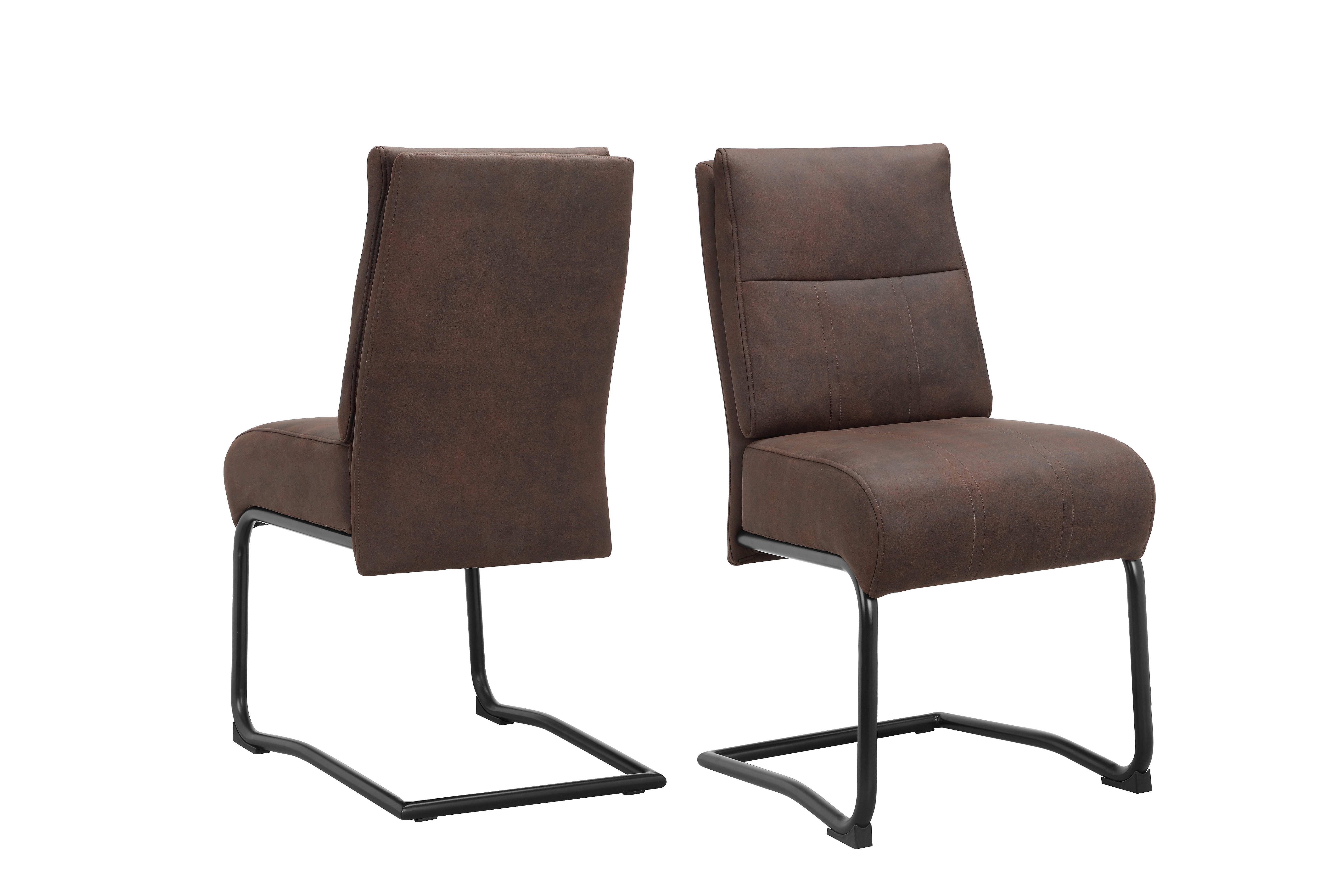 loft24 Esszimmerstuhl Sana (Set, 2 St), Freischwinger, Stuhl, Posterstuhl, günstig online kaufen