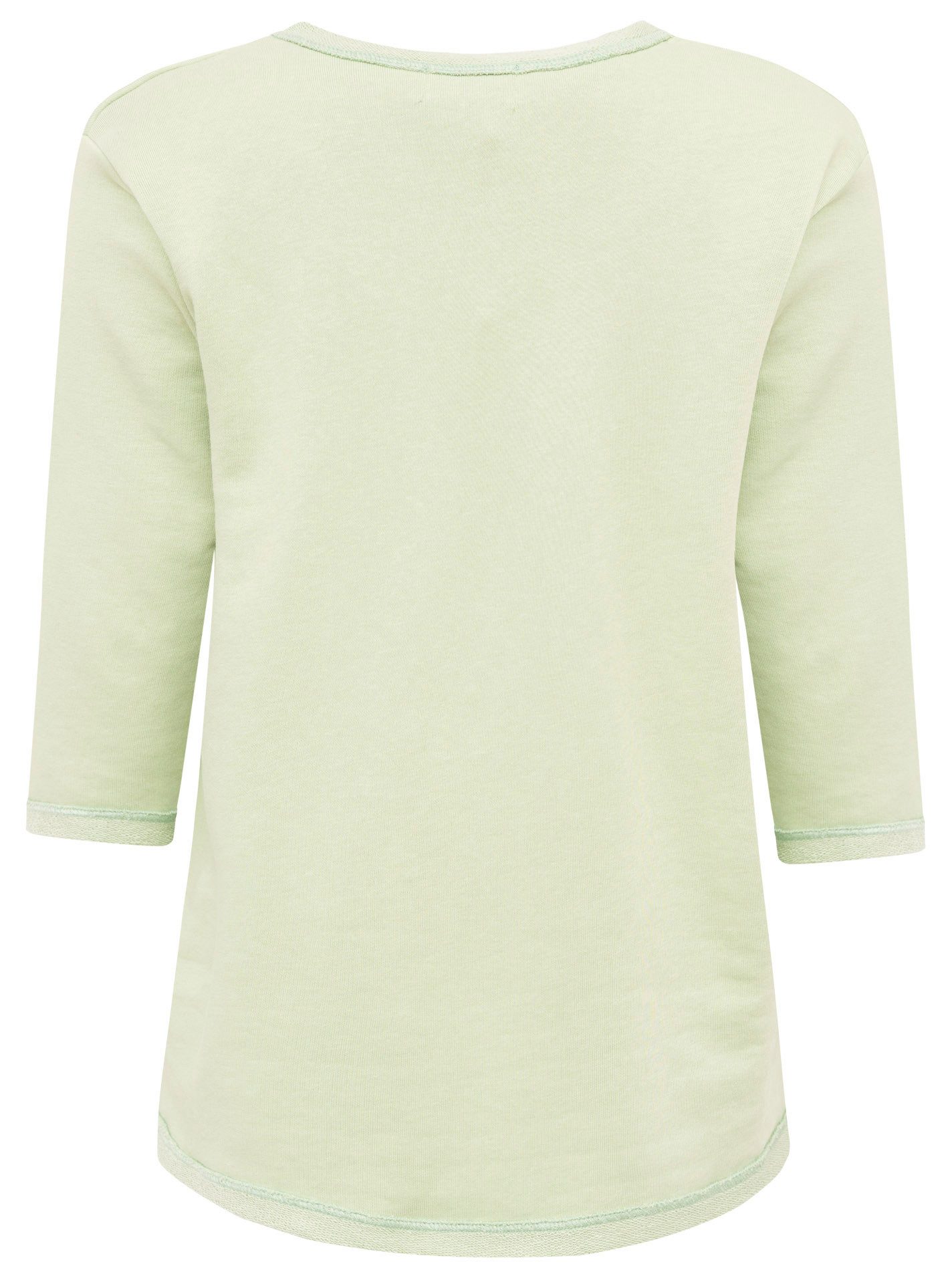 Zwillingsherz Langarmshirt "Smile" 3/4-Arm, Rundhalsausschnitt, Stickerei günstig online kaufen