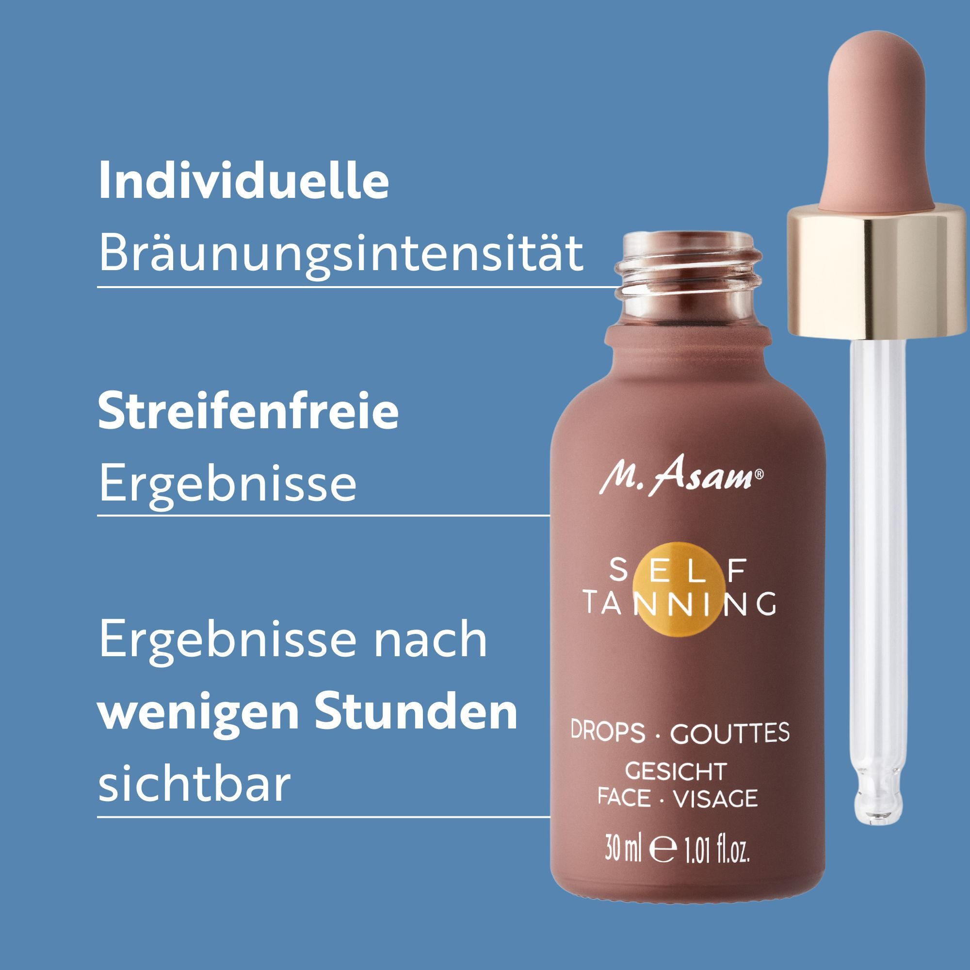 asambeauty Selbstbräunungsserum Self Tanning Drops
