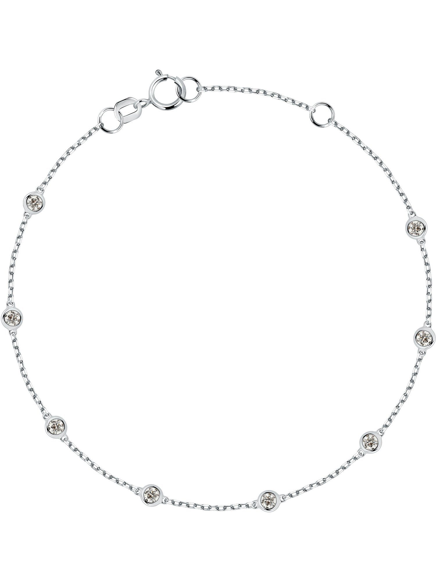 CHRIST Armband CHRIST Damen-Armband 750er Weißgold 8 Diamant günstig online kaufen
