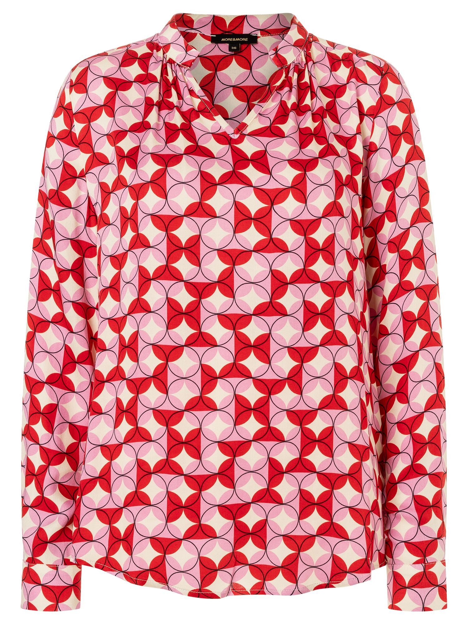 Langarmbluse Printbluse