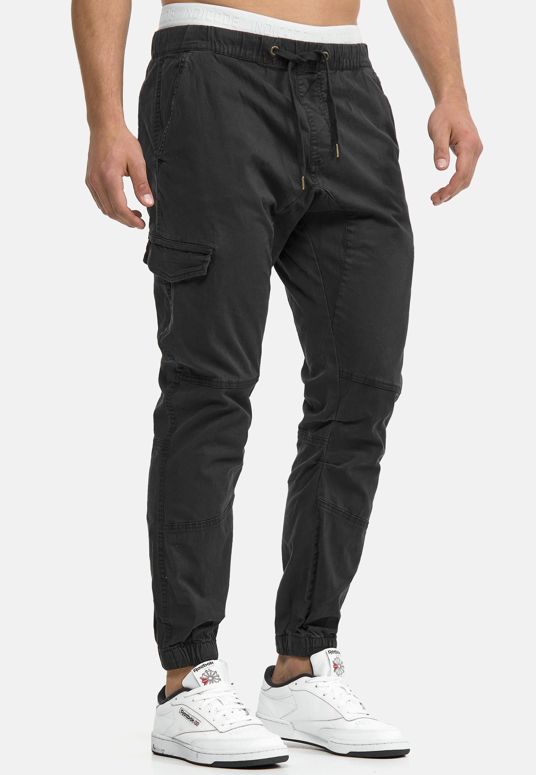 Indicode Cargohose Levy Black