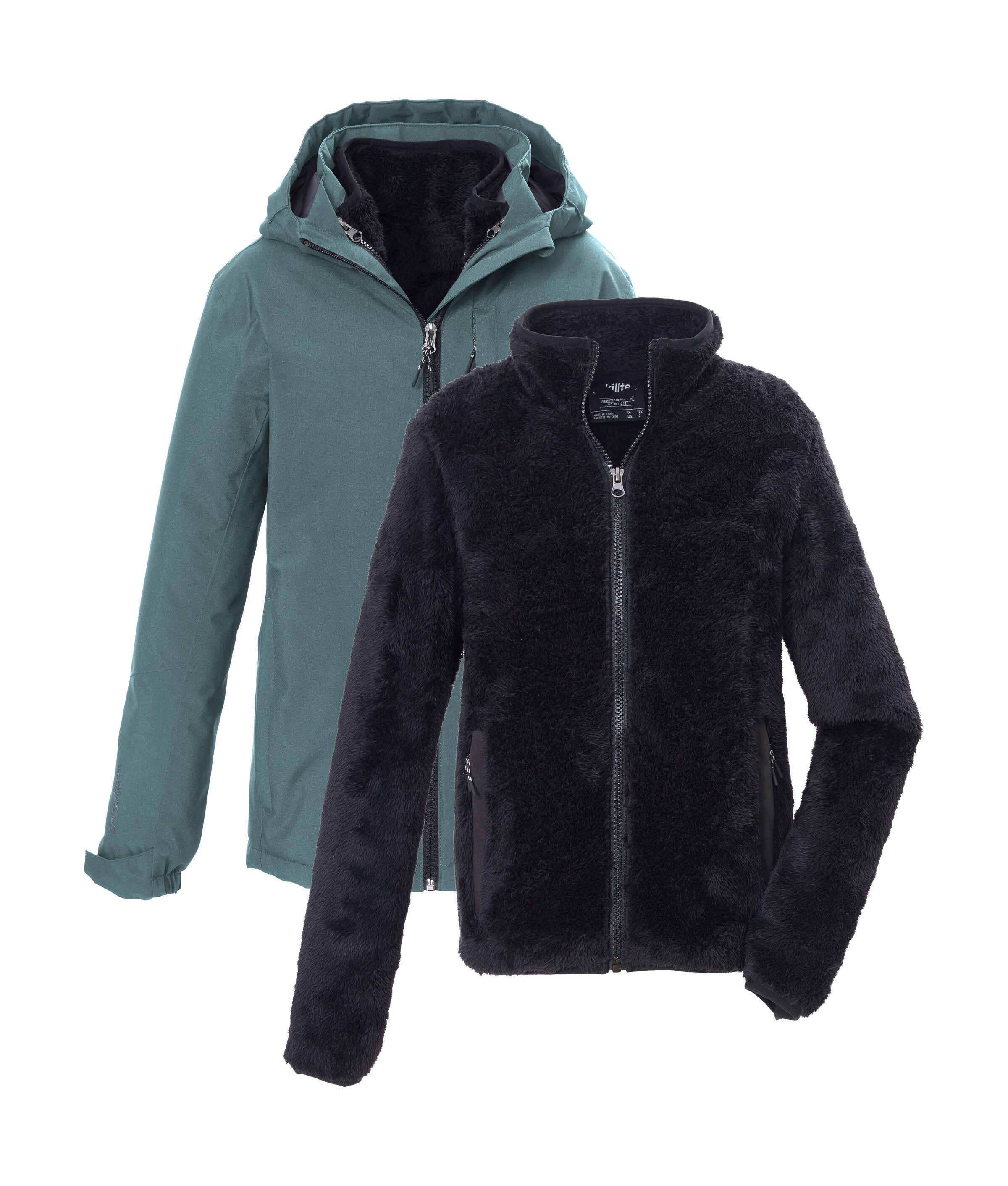 Killtec 3-in-1-Funktionsjacke KOW 180 BYS JCKT 3 in 1 Kinderjacke, wasserdicht, Fleece-Innenjacke, Teflon EcoElite™