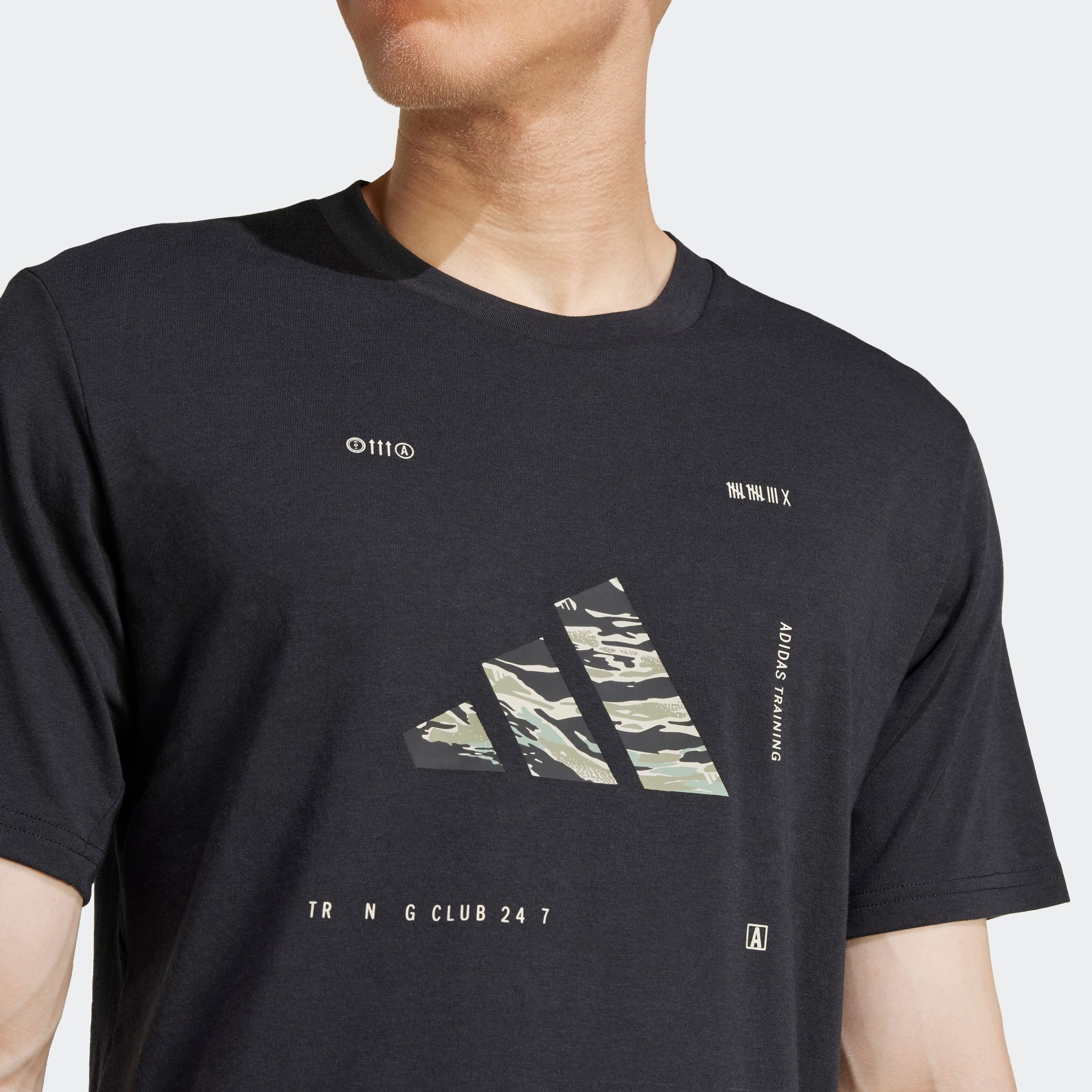 adidas Performance T-Shirt CLIMACOOL TRAINING CAMO LOGO GRAPHIC Trainingsshirt mit CLIMACOOL, Logo mit Camoprint
