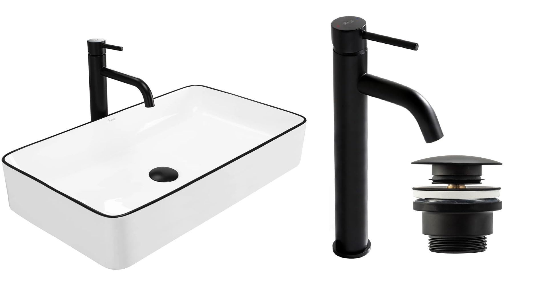 GTM Design Aufsatzwaschbecken DENIS Modern Waschbeckenm günstig online kaufen