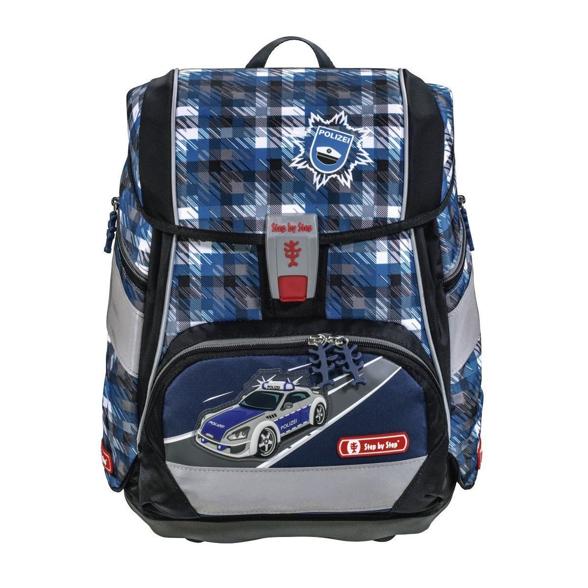 Step by Step Schulranzen 2in1 (4tlg., inkl. Federmäppchen, Turnbeutel und Schlamperrolle)