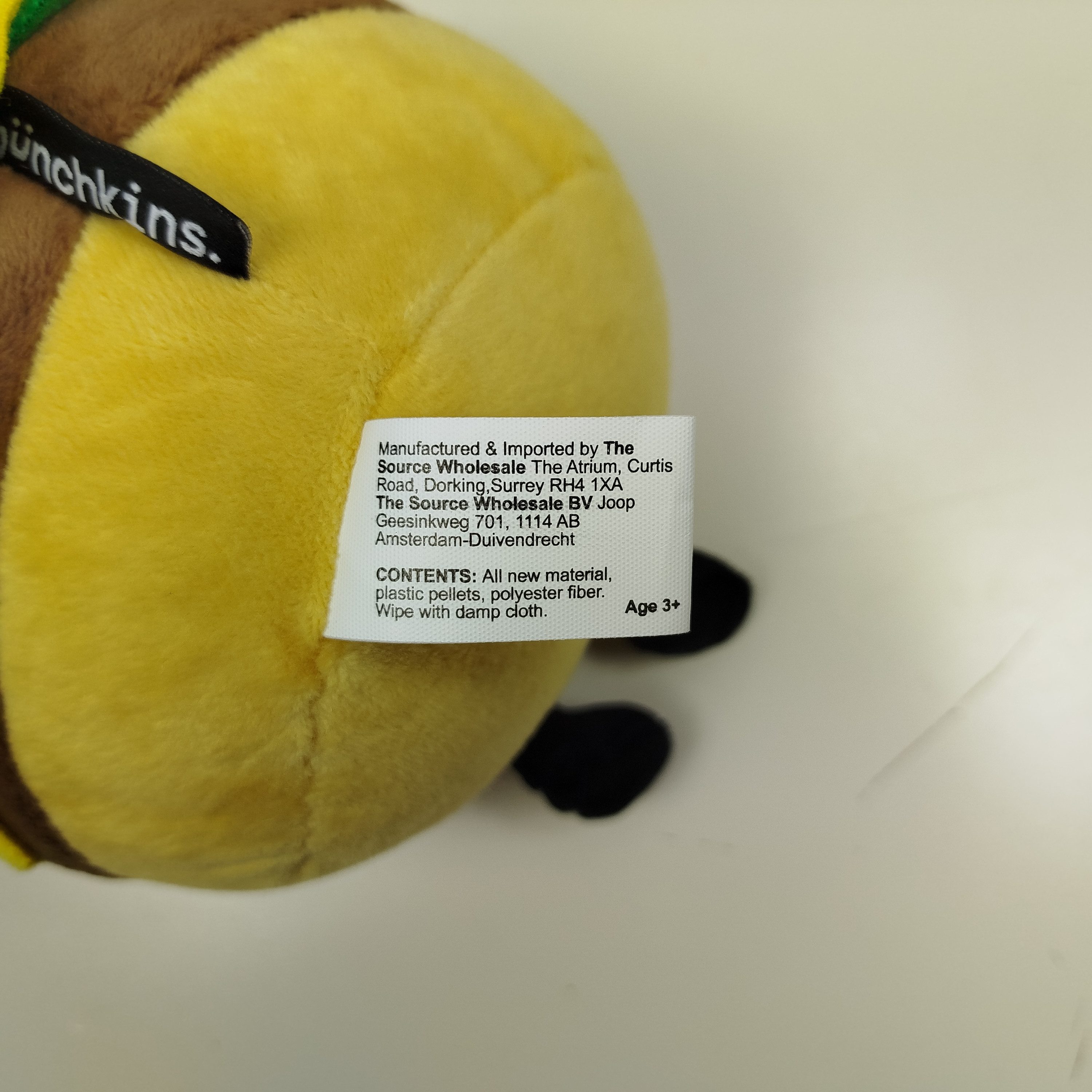 The Source Kuscheltier Punchkins Burger Kuscheltier mit dem Spruch I Like Big Buns and Lie