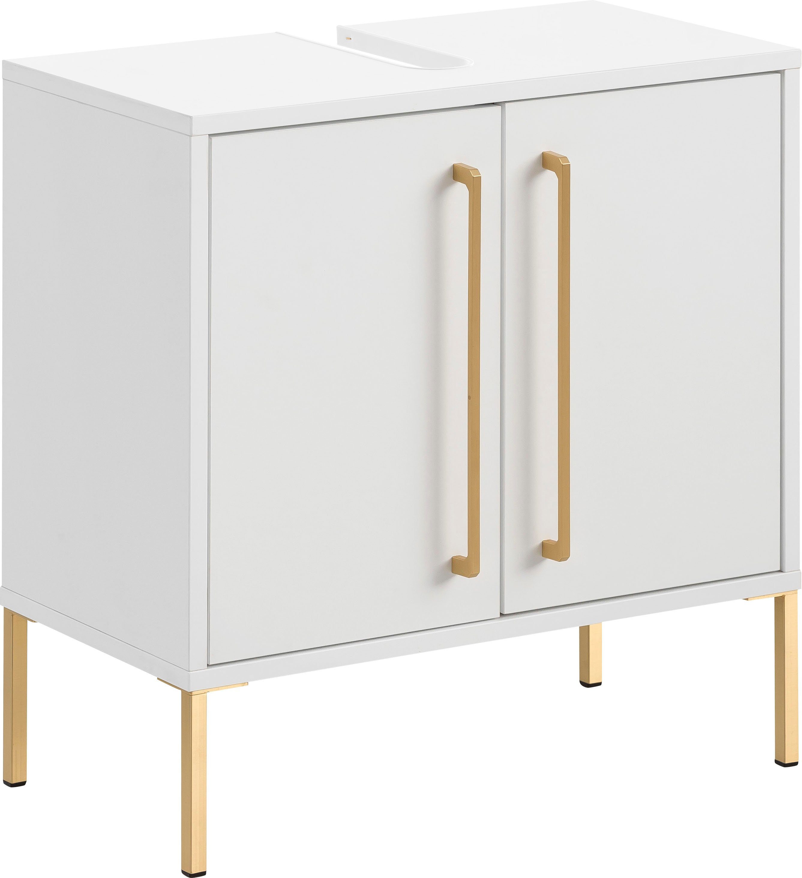 Schildmeyer Waschbeckenunterschrank Sarah Badmöbel, Breite 57,1 günstig online kaufen