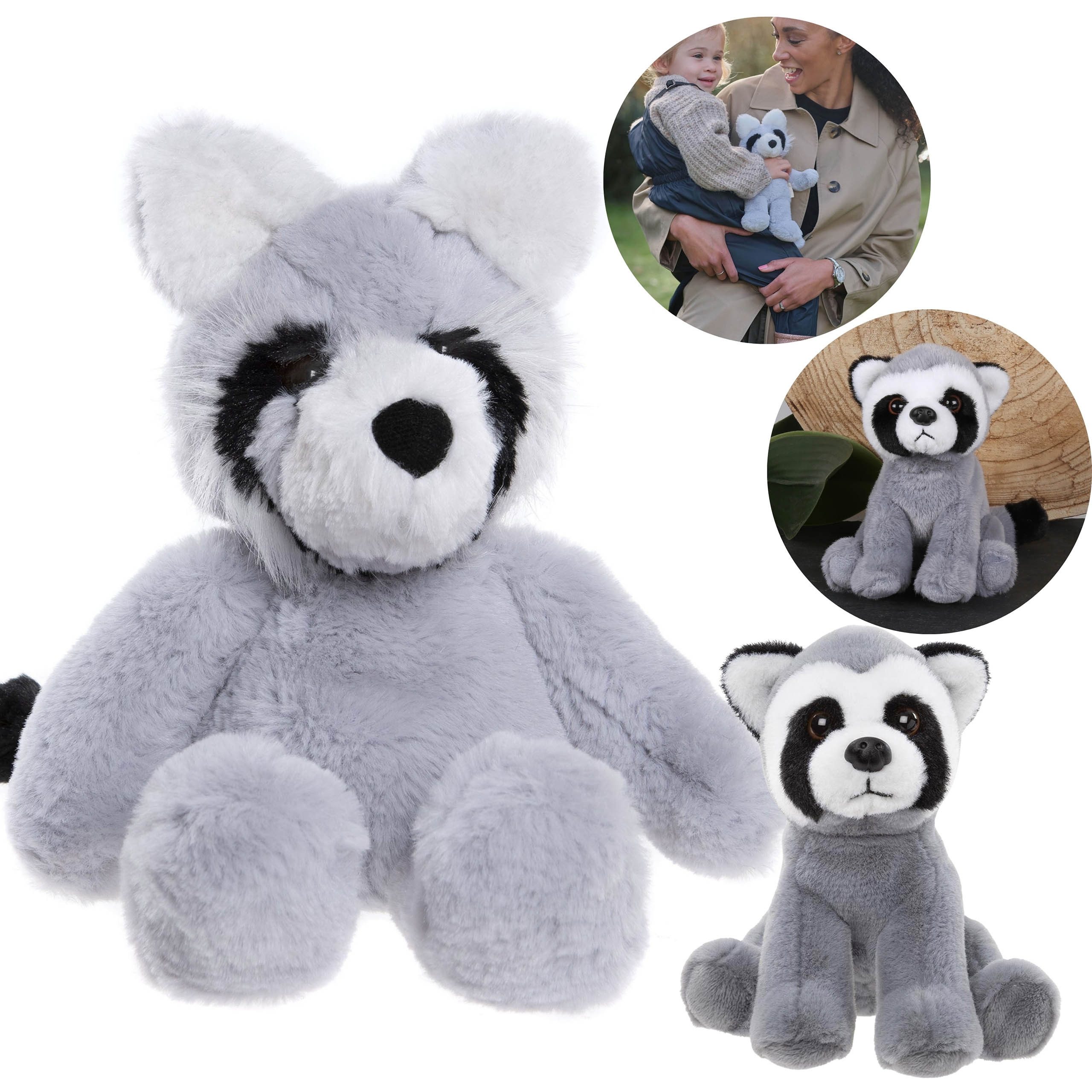 Charlie Bears Kuscheltier Charlie Bears, zwei Kuscheltiere, Bear&Me und Cuddle Cubs, WASCHBÄR