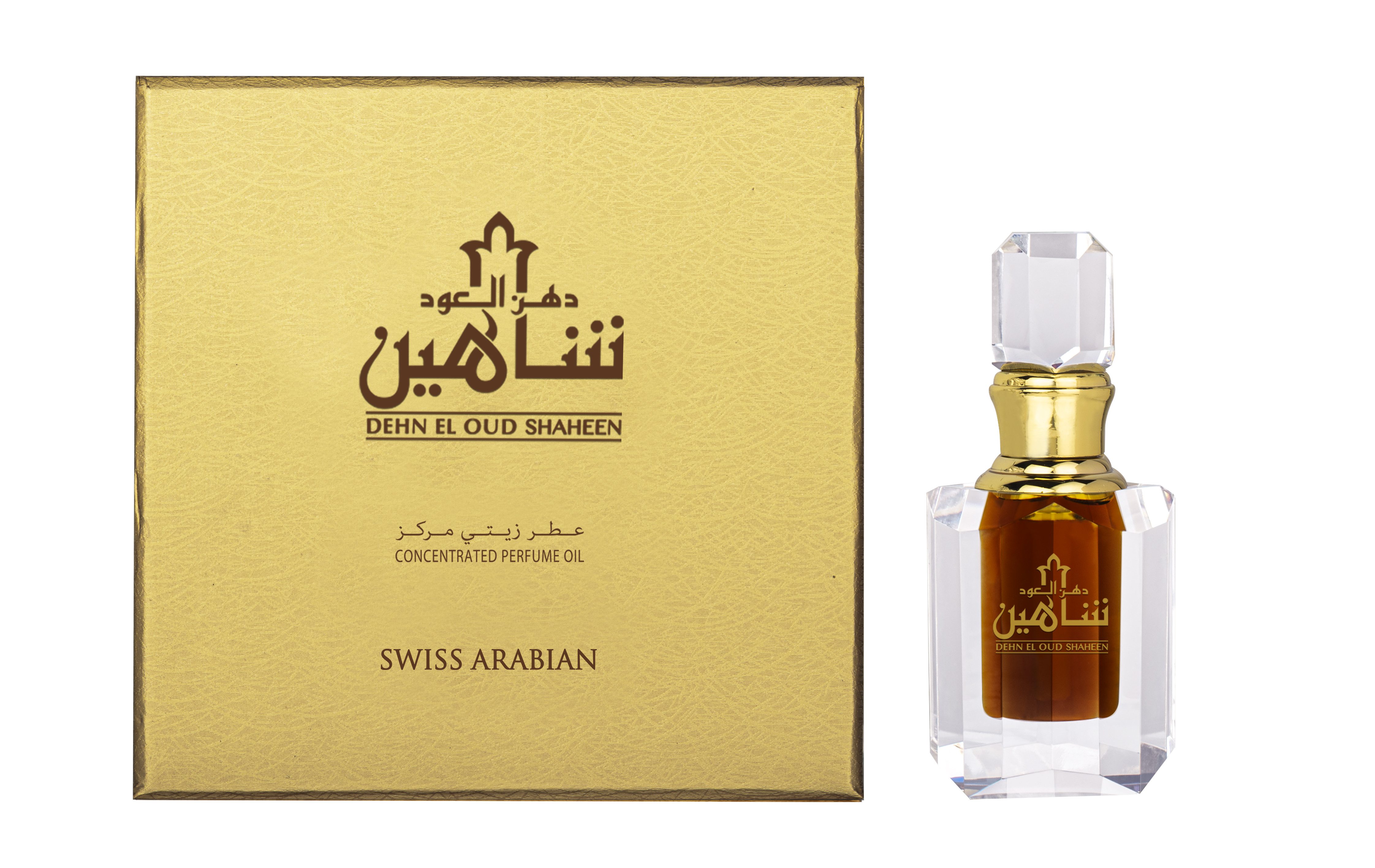 Swiss Arabian Eau de Parfum Swiss Arabian konzentriertes Parfüm Öl Dehn El Ood Shaheen 6ml Unisex