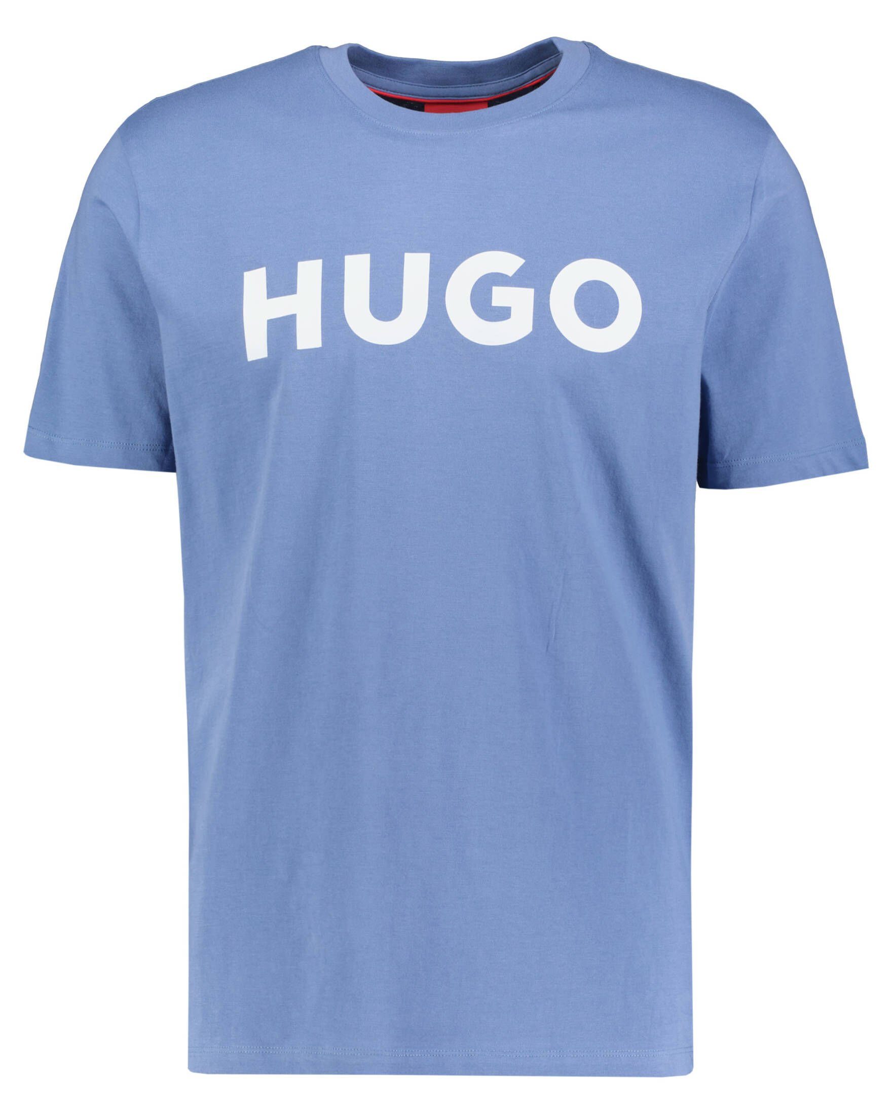 HUGO T-Shirt Herren T-Shirt DULIVIO (1-tlg) (82) blue