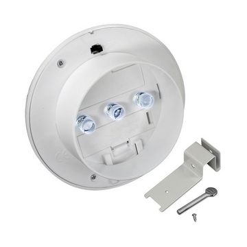 HAC24 LED Dachrinnenleuchte 4x Dachrinnenlampe Dachrinnen Lampe Licht Regenrinne Solarlampe, LED fest integriert, Kaltweiß, 3 LEDs Kaltweiß inkl. Befestigungsmaterial