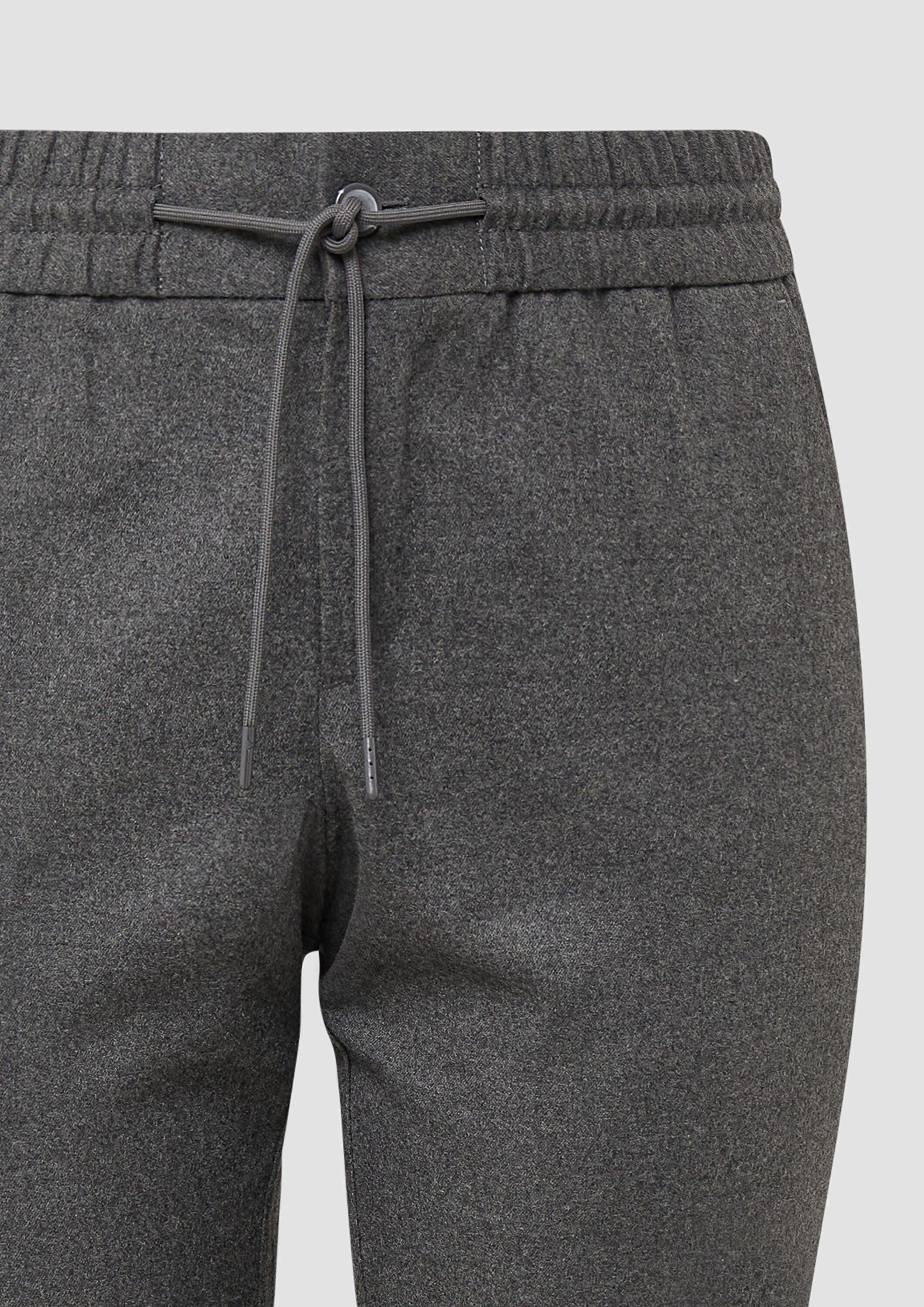 s.Oliver 7/8-Hose Hose Flanell-Hose mit Elastikbund