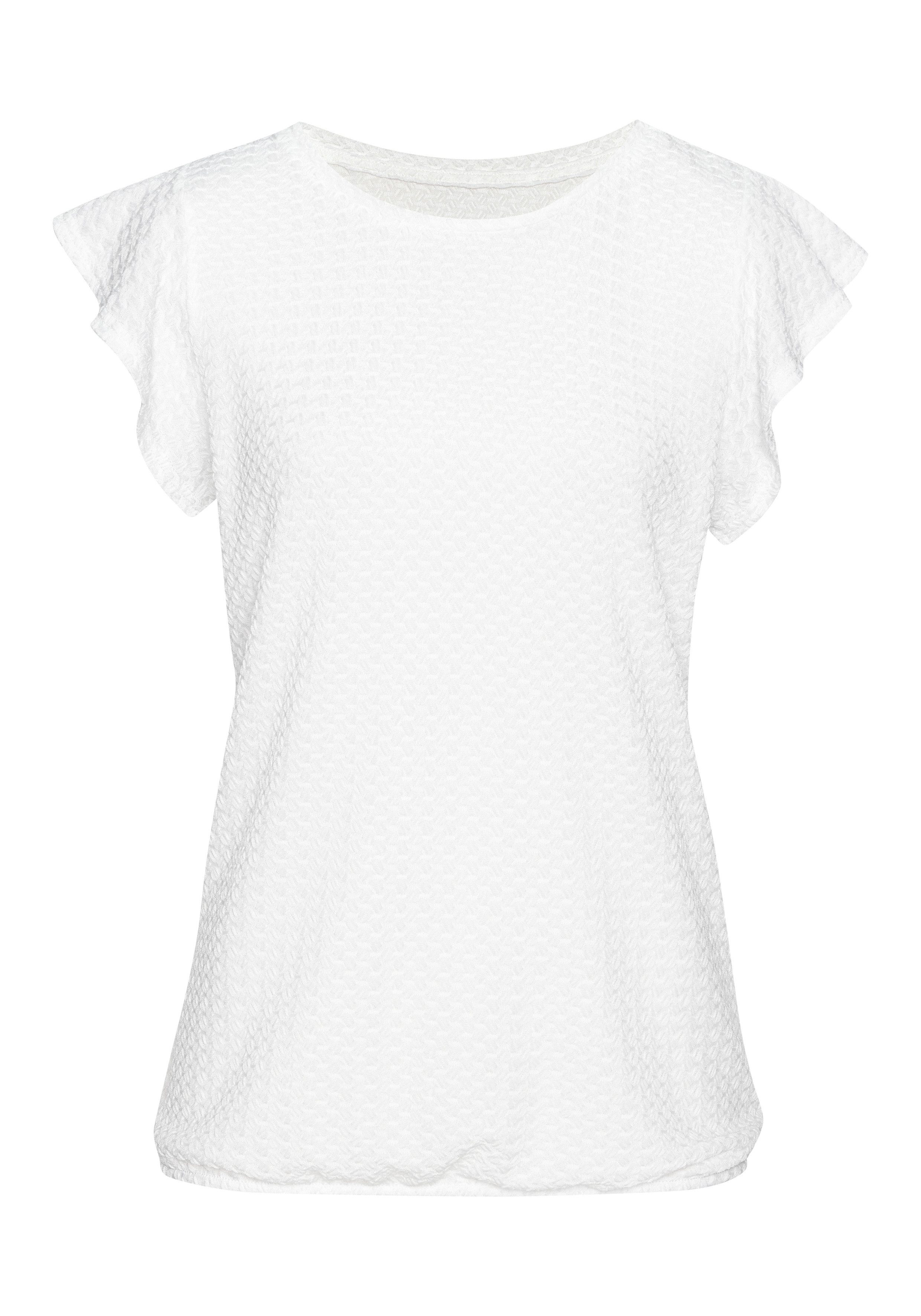 LASCANA T-Shirt mit modischer Struktur Bügelfreie Polyester-Qualität. € 29,99, (€ 29,99 pro 1 Stk).