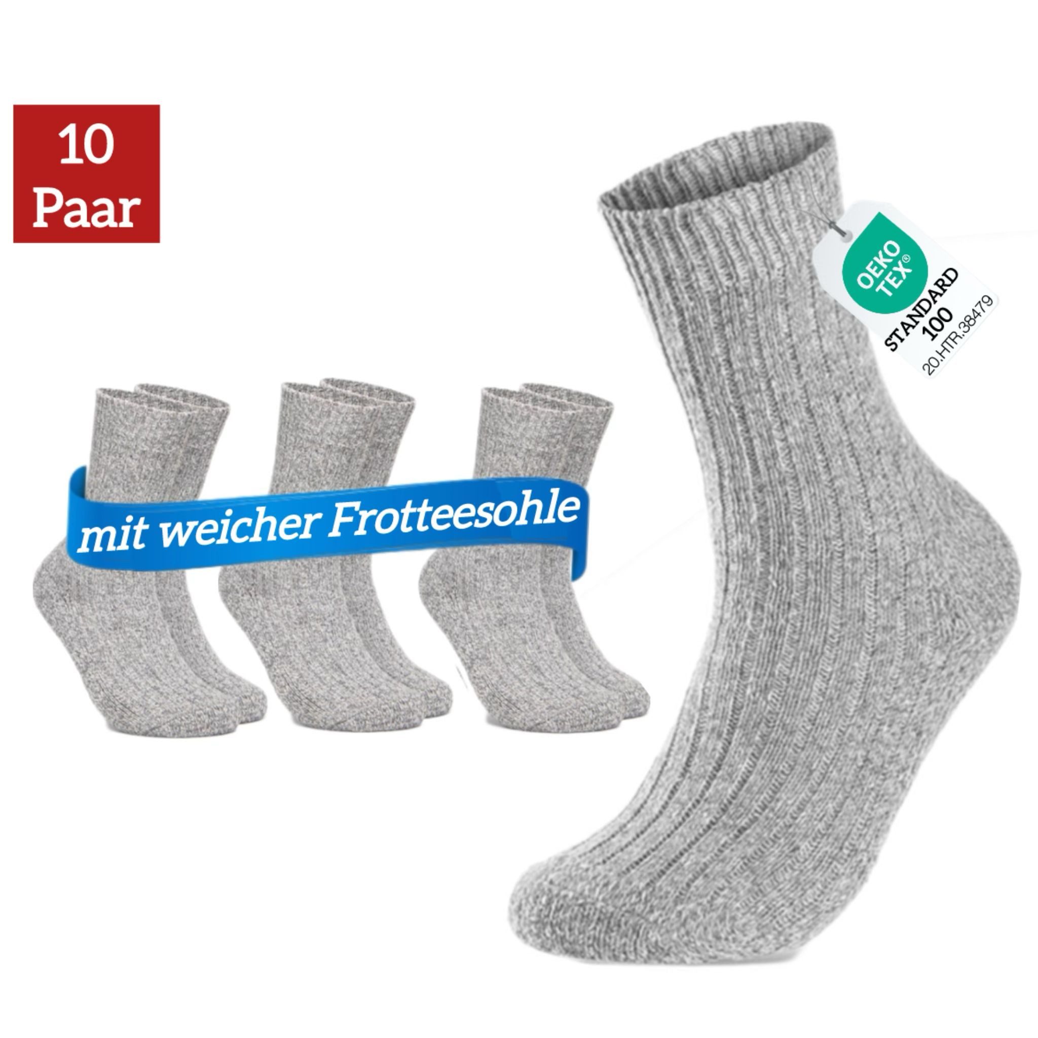 NERS Norwegersocken (10 Paar) aus Wolle, günstig online kaufen