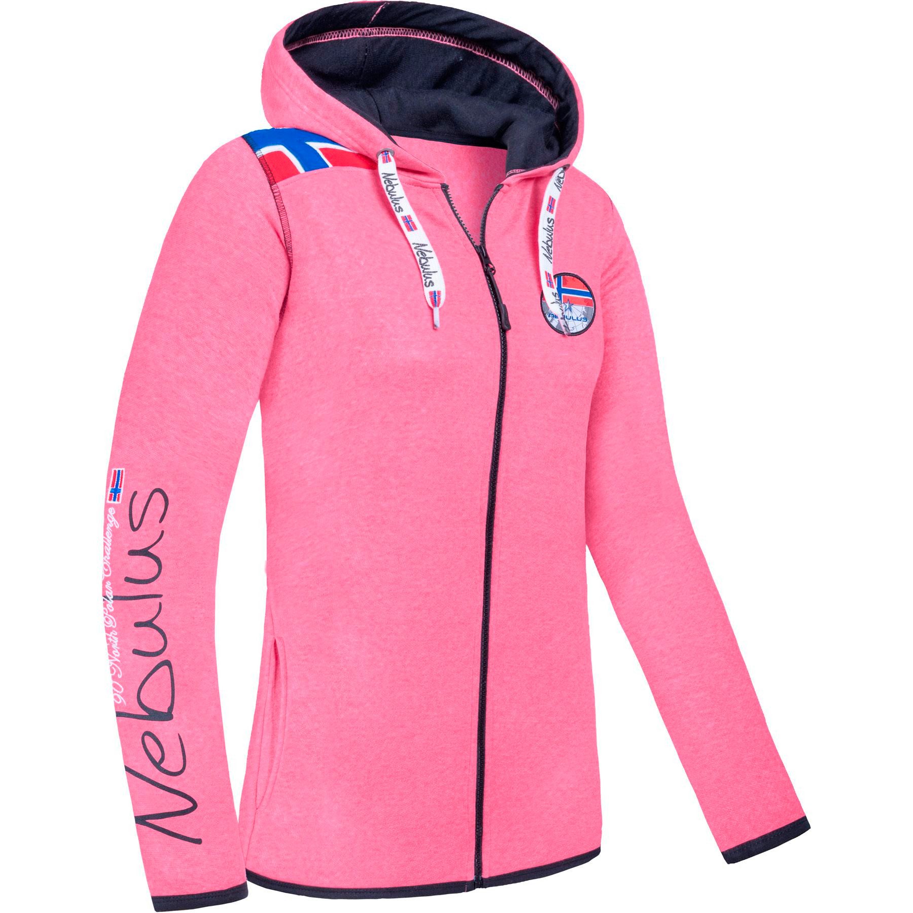 Nebulus Sweatjacke TURIOL, P6535 - Damen, pink-schwarz, XL/42