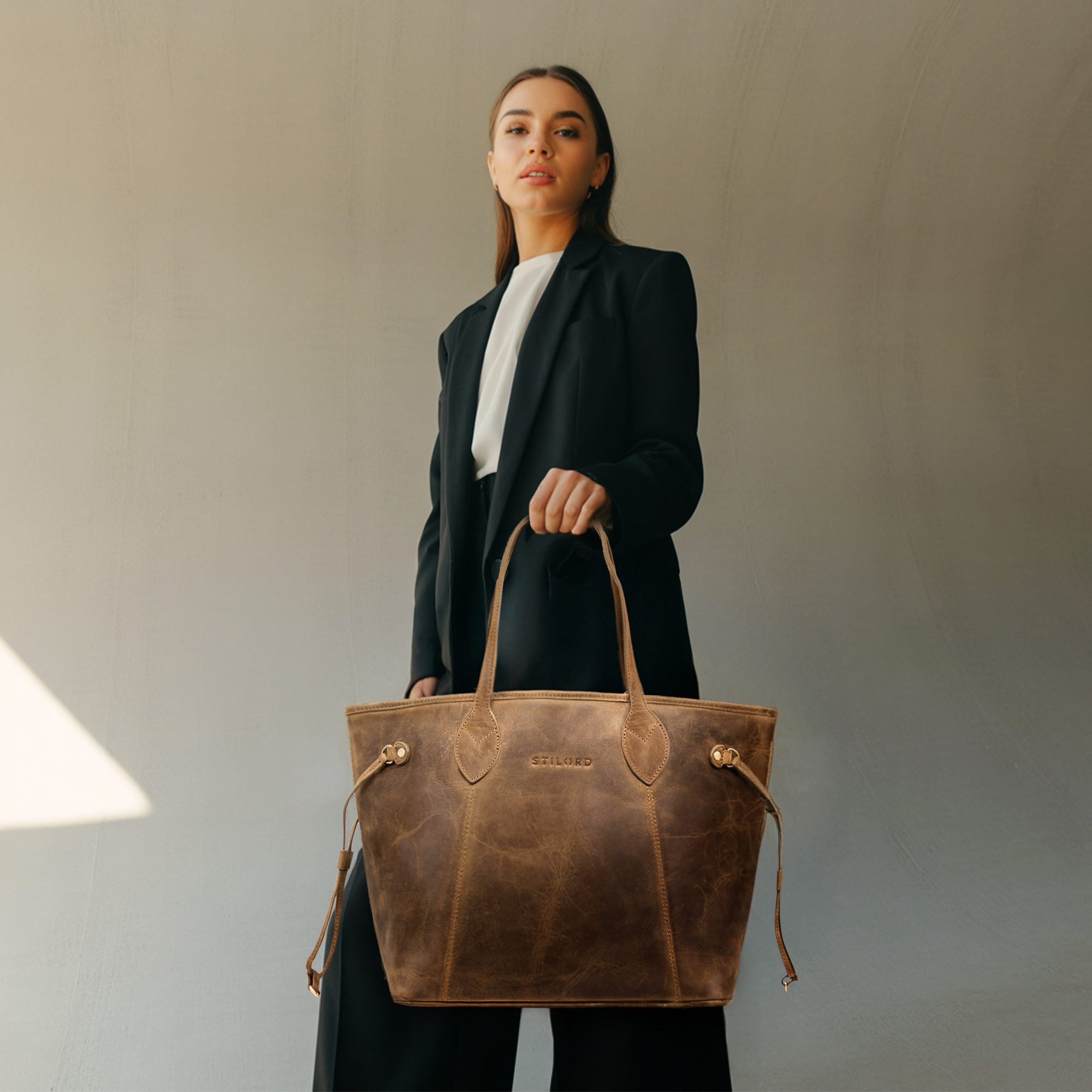 STILORD Handtasche "Camelia" 2-Teilige Shopper Tasche Damen Groß mit Geldbö günstig online kaufen