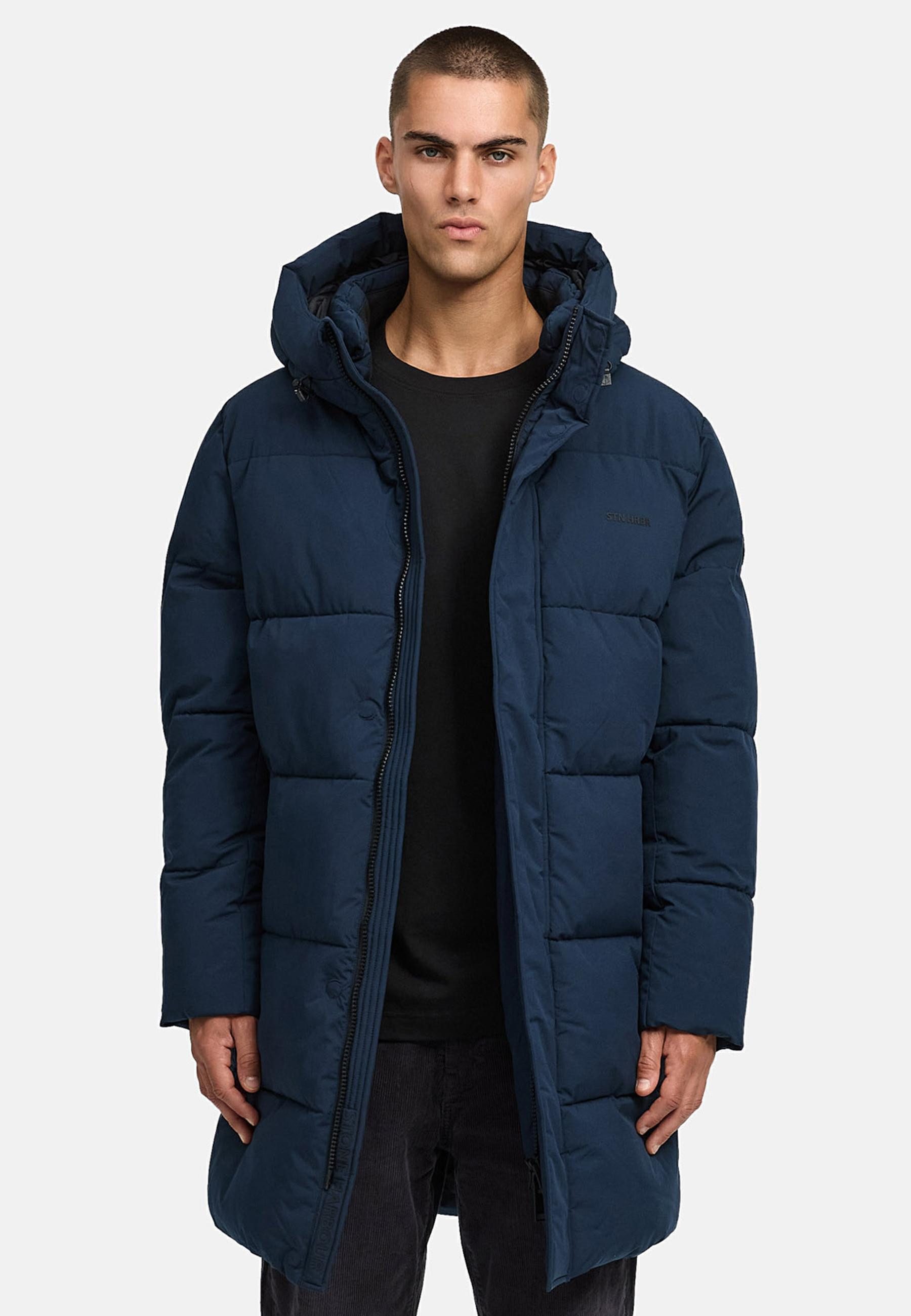 Stone Harbour Steppmantel Hadrieen XX modischer Herren Wintermantel mit kuscheligem Futter