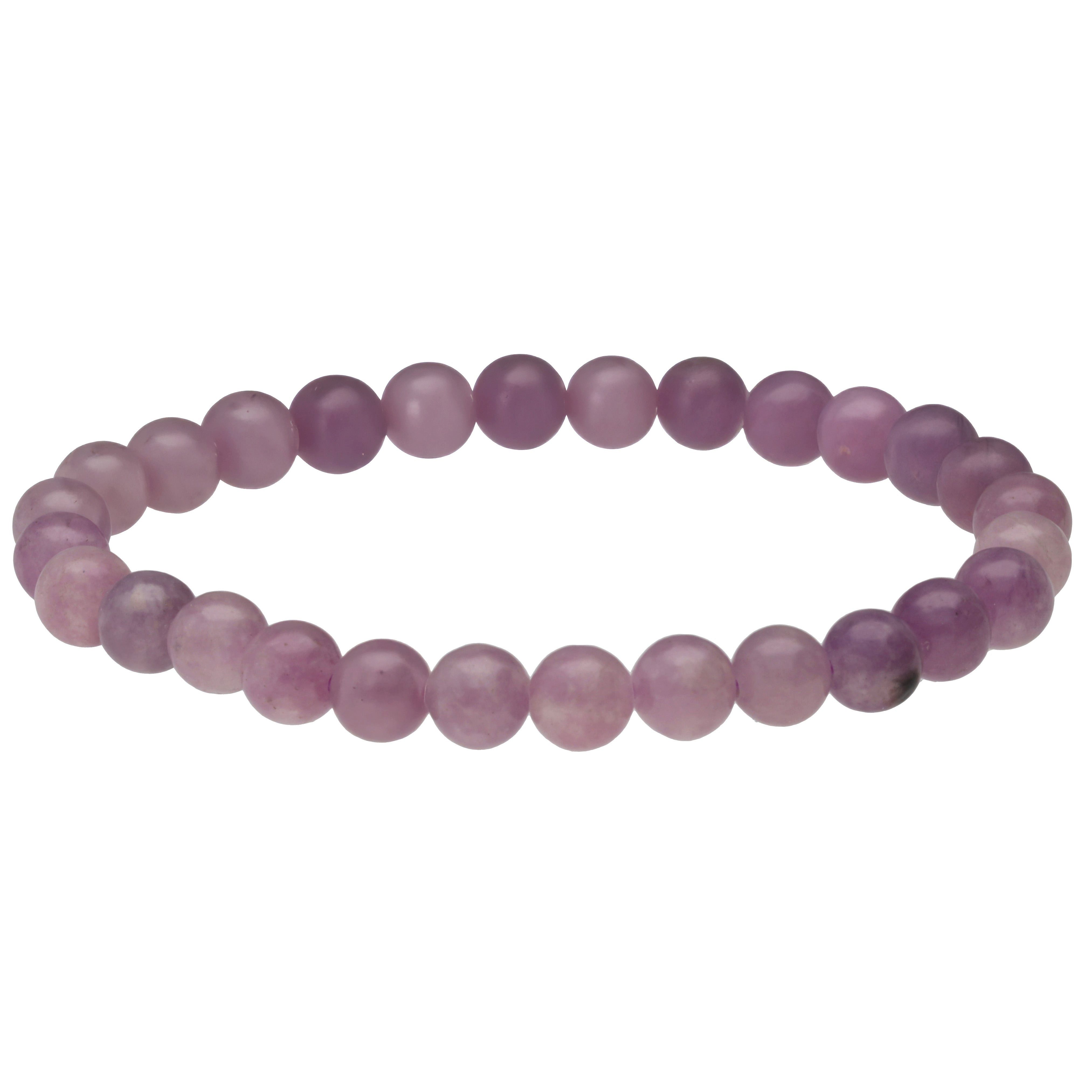 Lebensquelle Plus Armband Lepidolith Kugelarmband, 6 mm