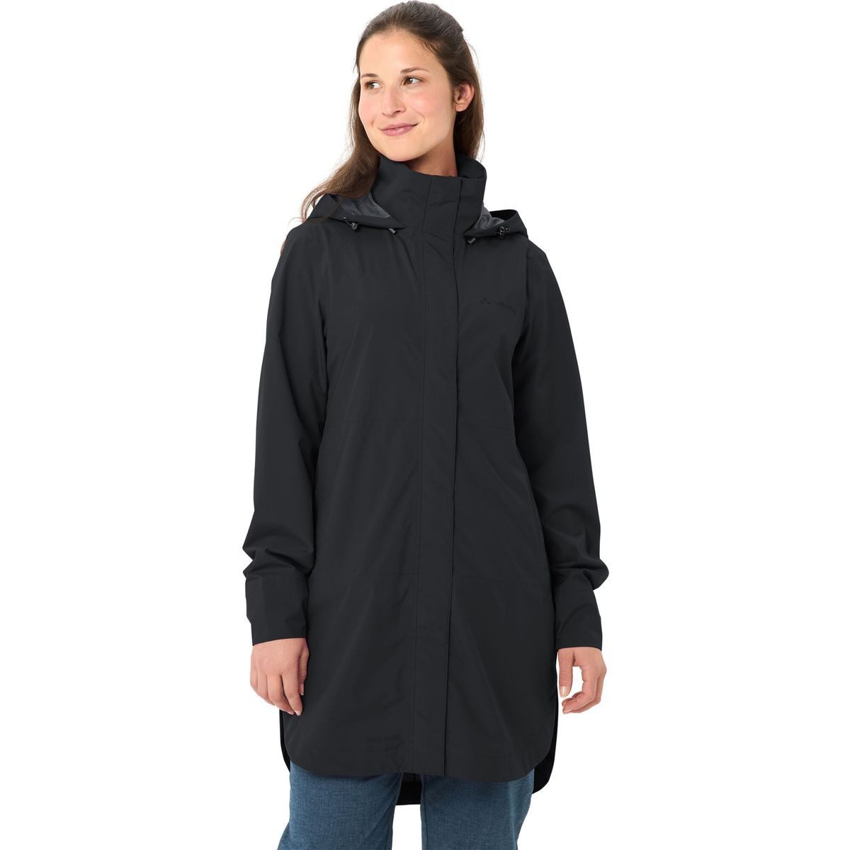 VAUDE Outdoorjacke Women's Mineo 2.5L Coat Stylischer, umweltfreundlicher Damen-Regenmantel, ideal für Stadt und