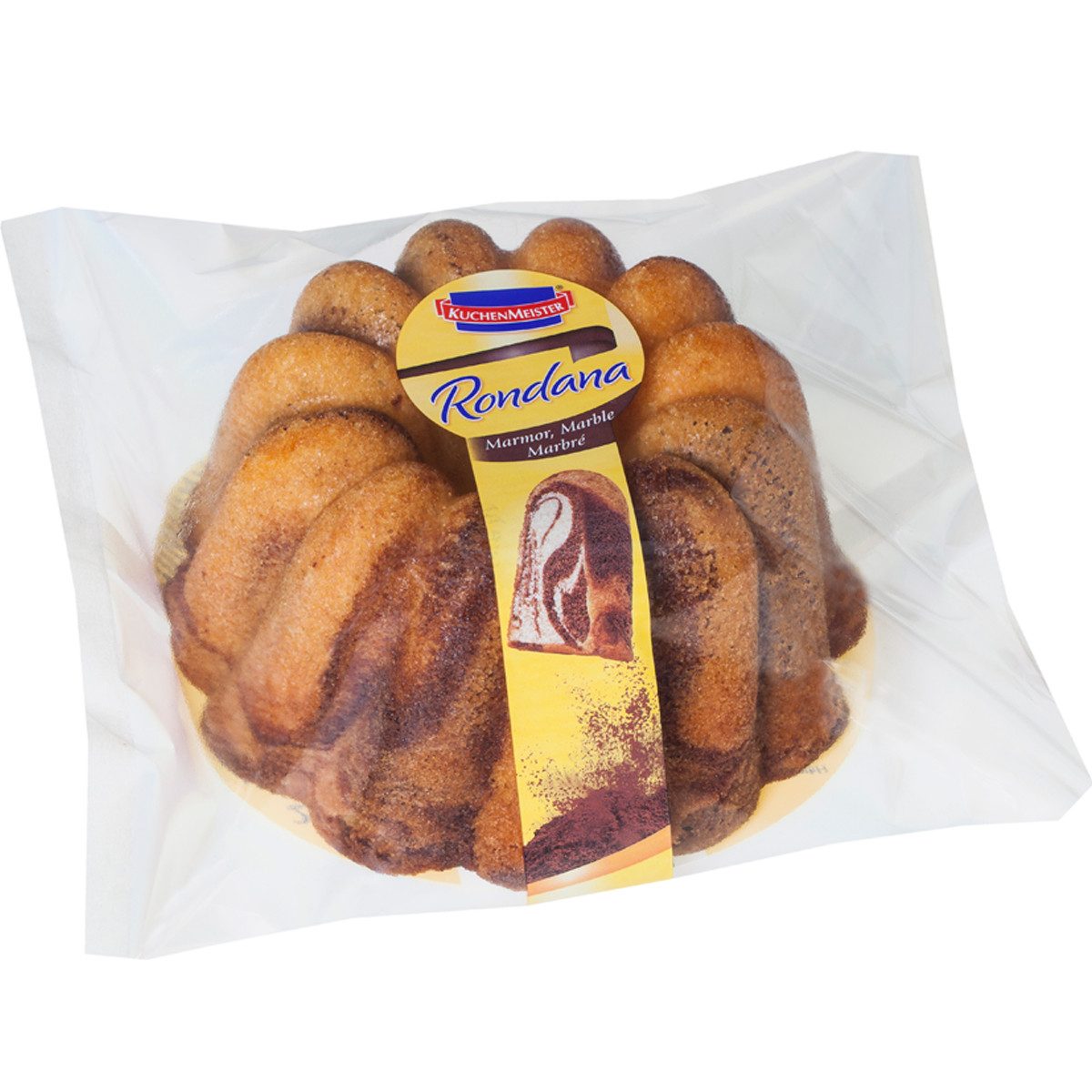 KuchenMeister Kuchen, KuchenMeister Rondana Marmor Mini Gugelhupf mit feinem Kakao 250g