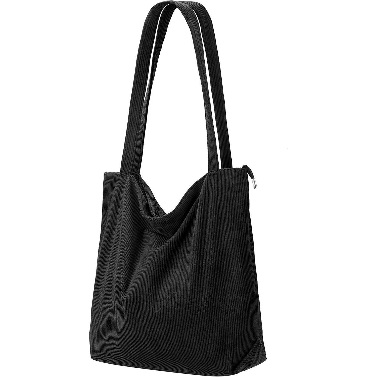 LuxusKollektion Tragetasche Damen Tote Bag Shopper Cord Handtasche Reißvers günstig online kaufen