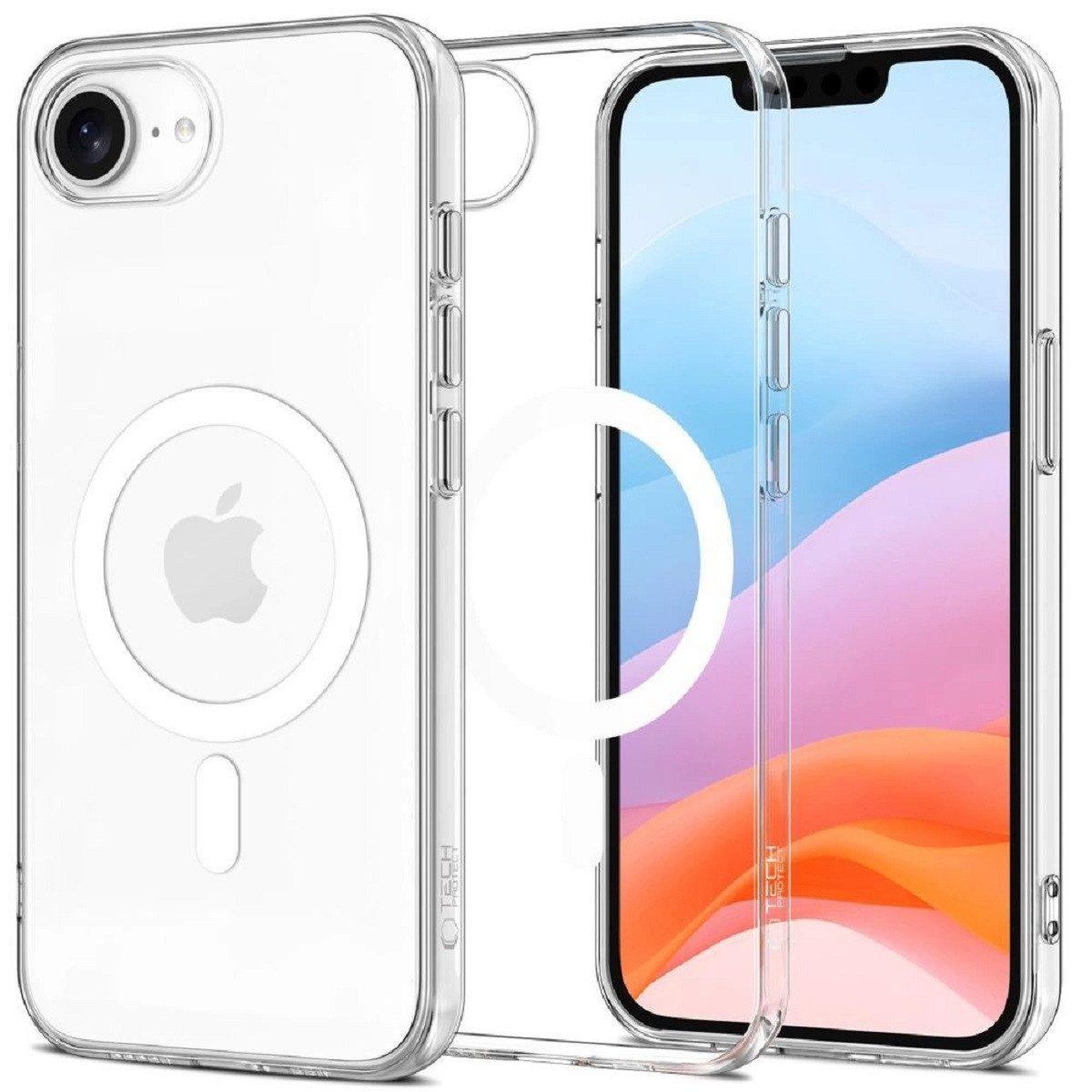 TECH PROTECT Bumper Hülle mit magnetischer Ladefunktion kompatibel mit iPhone 16e