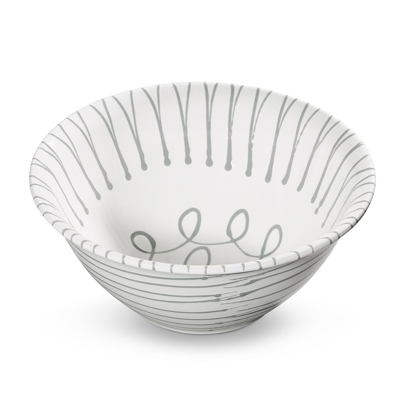 Gmundner Keramik Ersatzscherkopf Gmundner Keramik Graugeflammt, Salatschüssel (33cm)