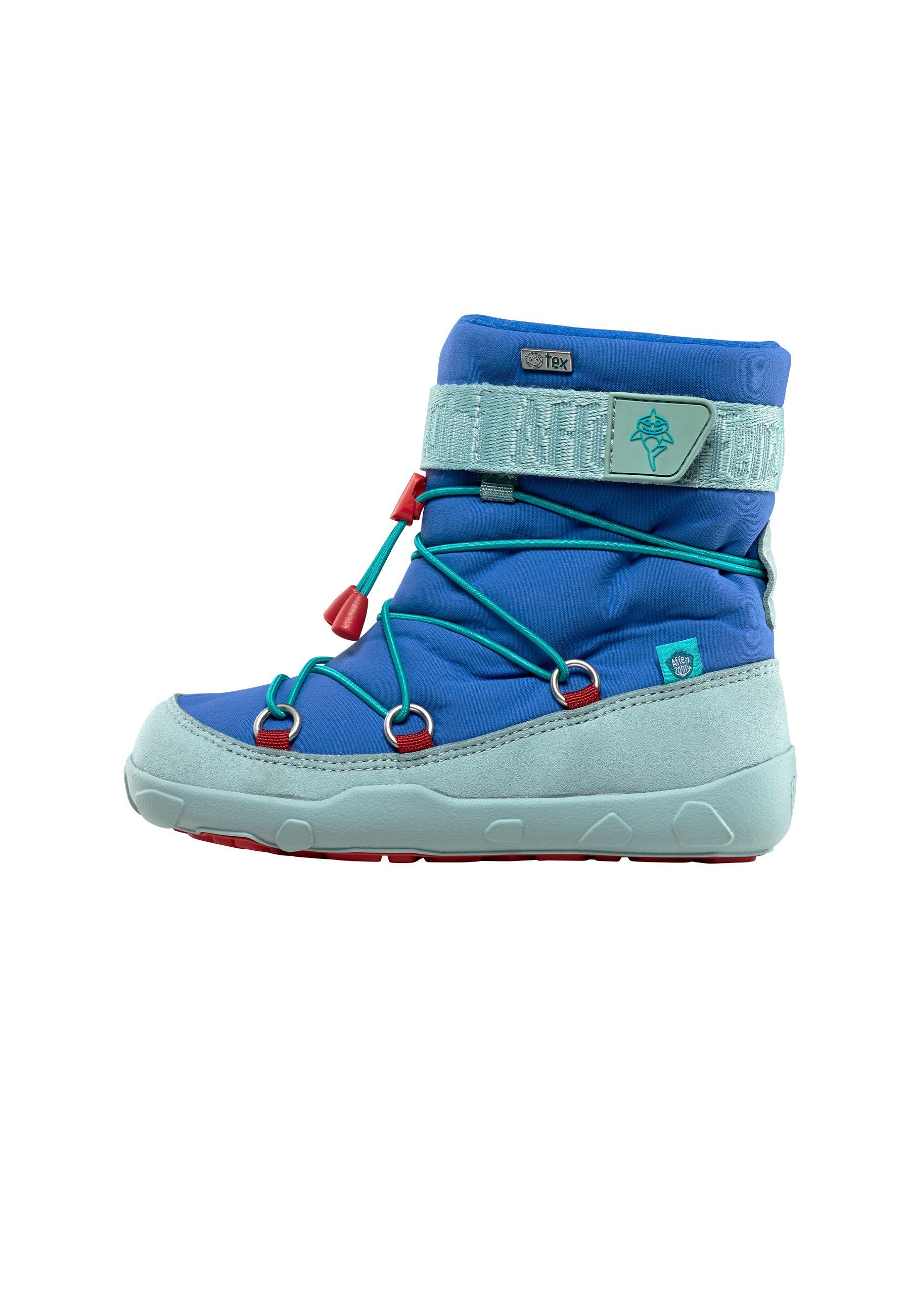 Affenzahn Schneestiefel Vegan Snowy Snowboots vegan BLUE