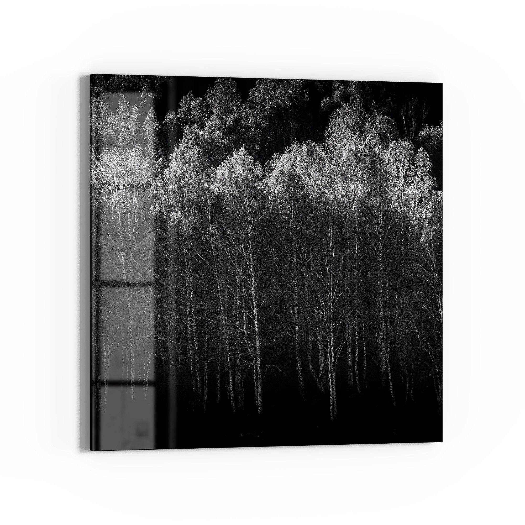 DEQORI Magnettafel 'Stille des Waldes', Whiteboard Pinnwand beschreibbar