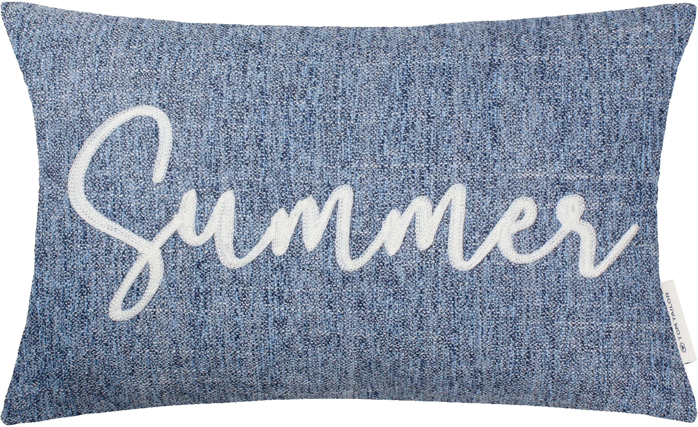Kissenhülle Summer, (1 Stück), mit Schriftzug